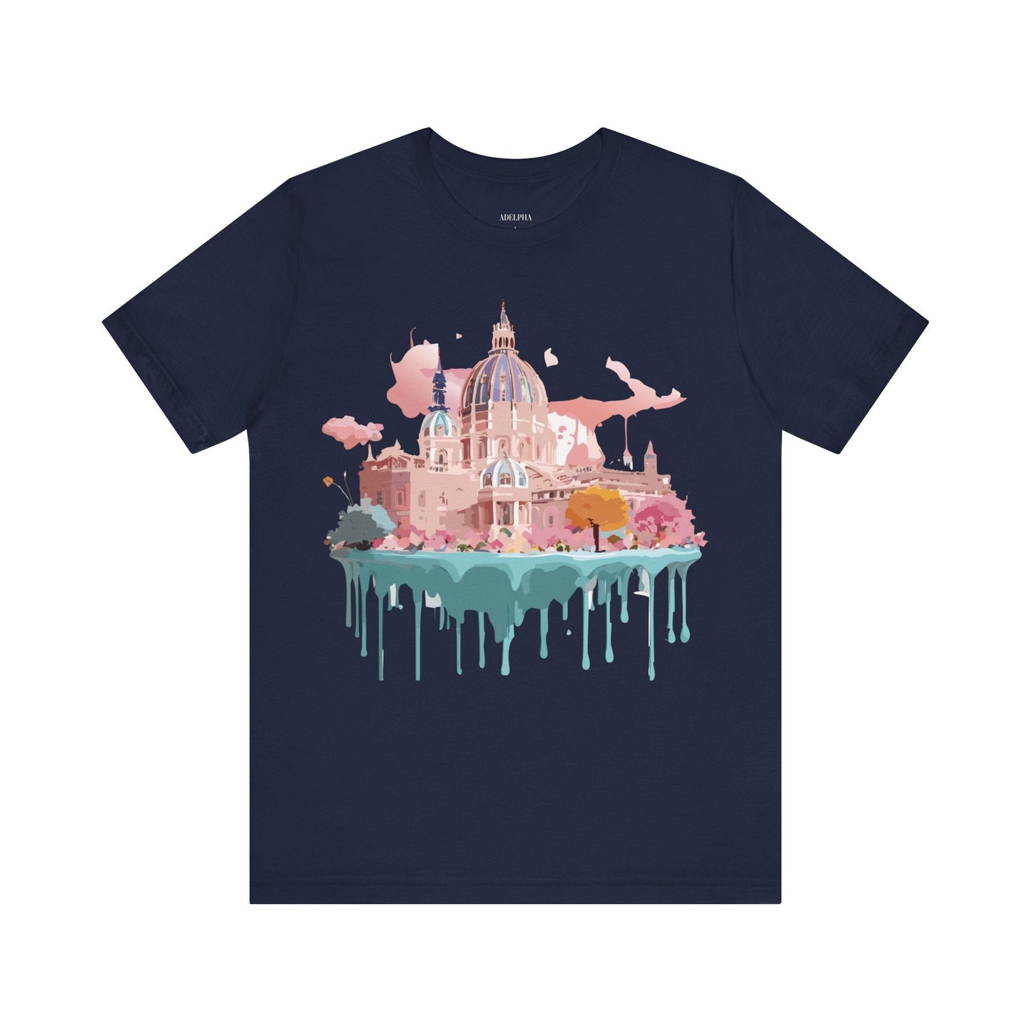 Vienna Tourist Graphic Tee Unisex Jersey Short Sleeve Vintage Inspired Artwork by Adelpha