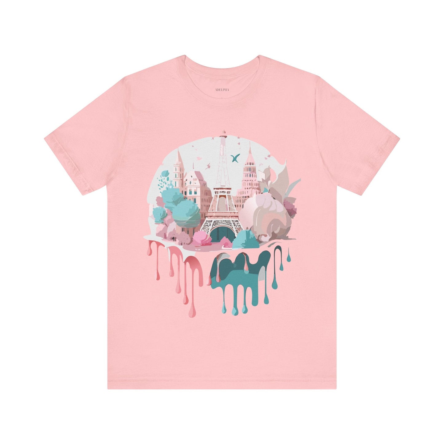 Paris Graphic Tee Unisex Premium Adelpha Art Design Vintage Inspired Short Sleeve Shirt