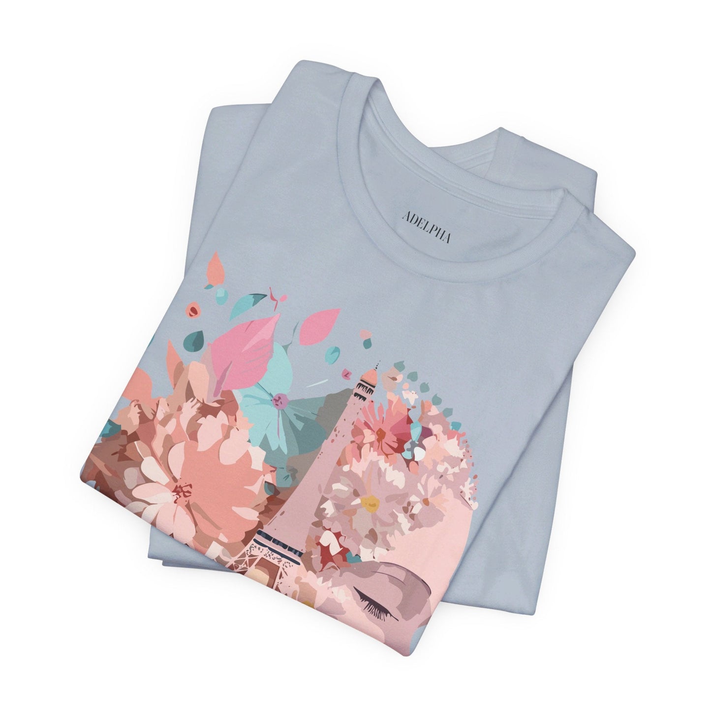 Paris Tourist Shirt Unisex Graphic Tee Featuring Adelpha Vintage Art Design Premium Comfort