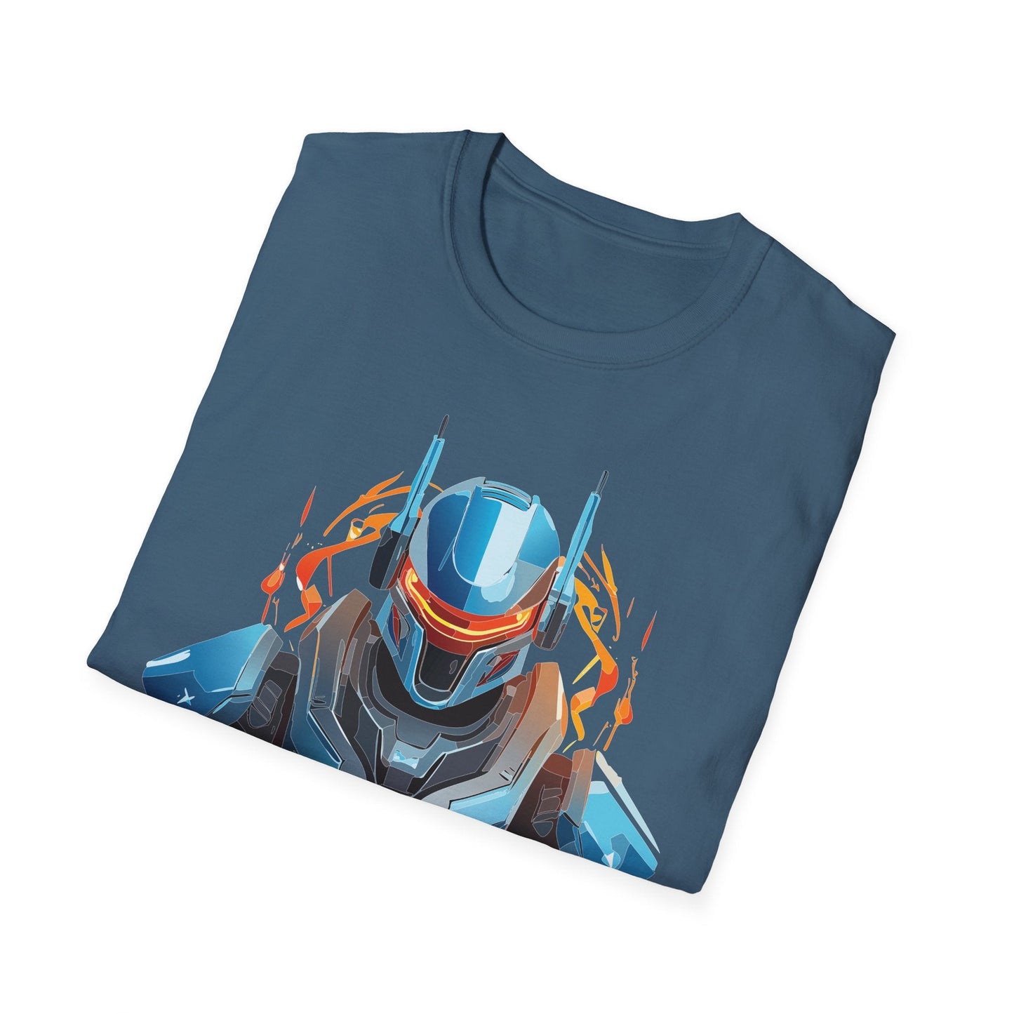 Cyborg Tee Robot Shirt Terminator Design Unisex Gildan Softstyle 64000 100 Percent Ring Spun Cotton