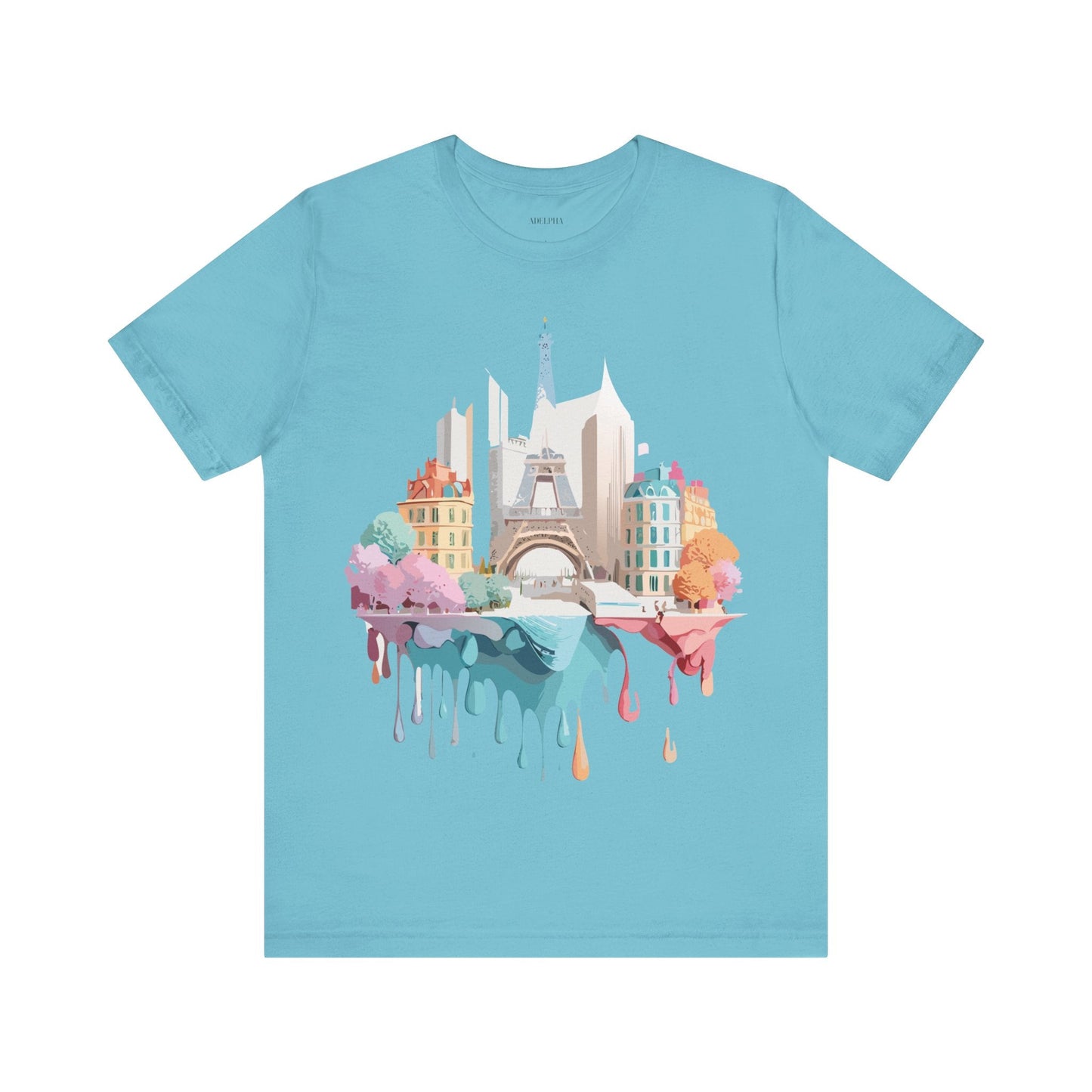 Adelpha Paris Graphic Tee Unisex Jersey Short Sleeve Vintage Inspired Artwork Collection