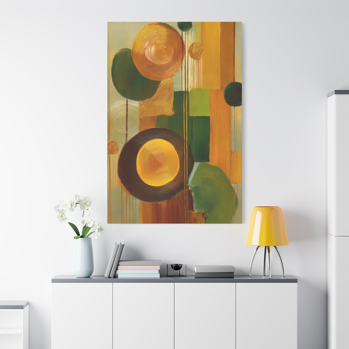 Abstract Geometric Painting Print Canvas 20x24,20x30,24x30 24x32,24x36,30x40 32x48,36x48,40x60 Pine-Wood Inner Frame ABS-58
