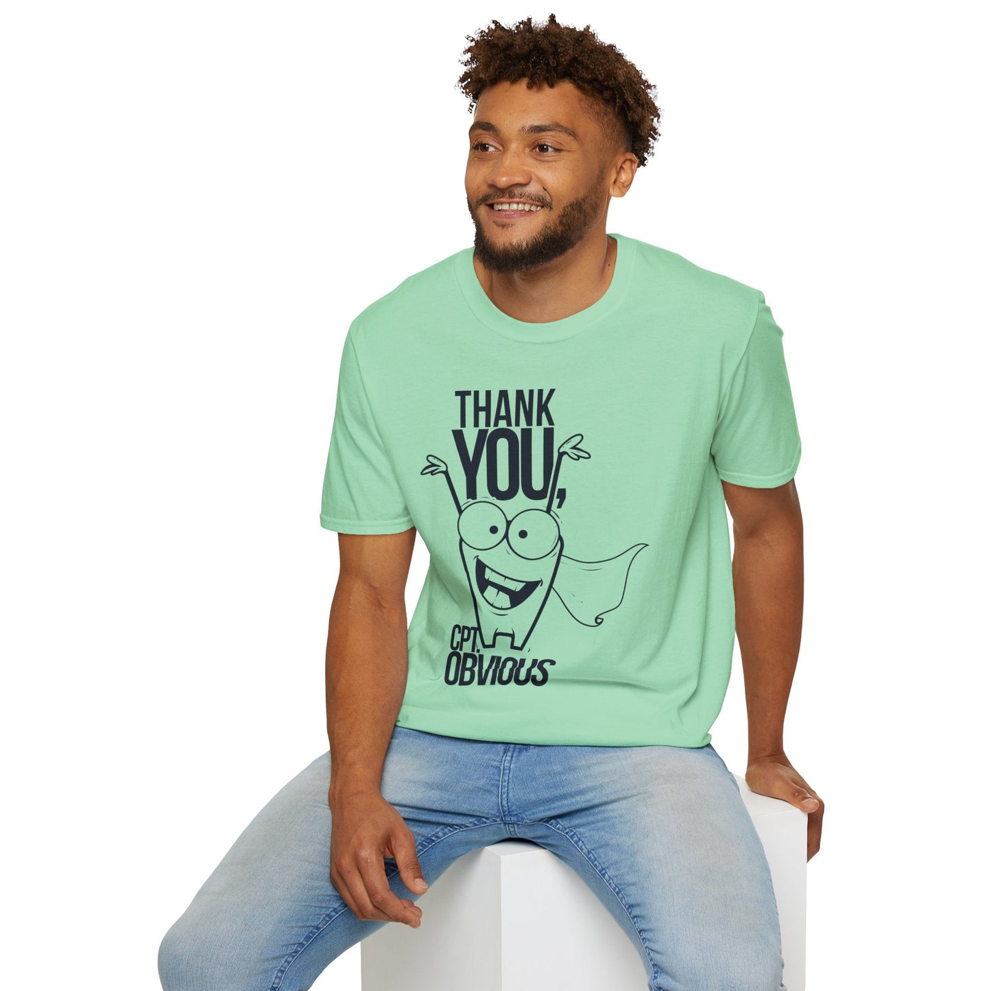 Cartoon T Shirt Animation Funny Tee Unisex Gildan Softstyle 64000 Ring Spun Cotton