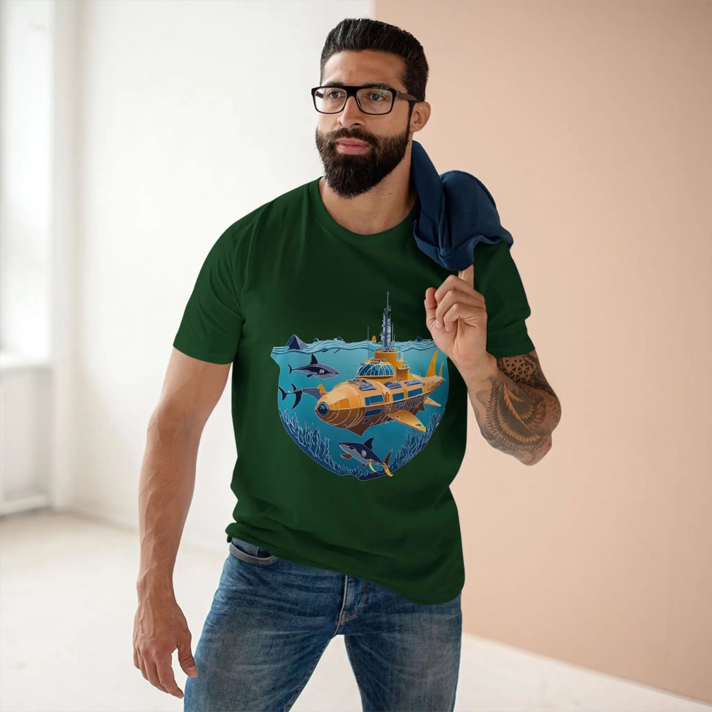 Ocean Coast Graphic Unisex 100 Cotton Staple Tee 16