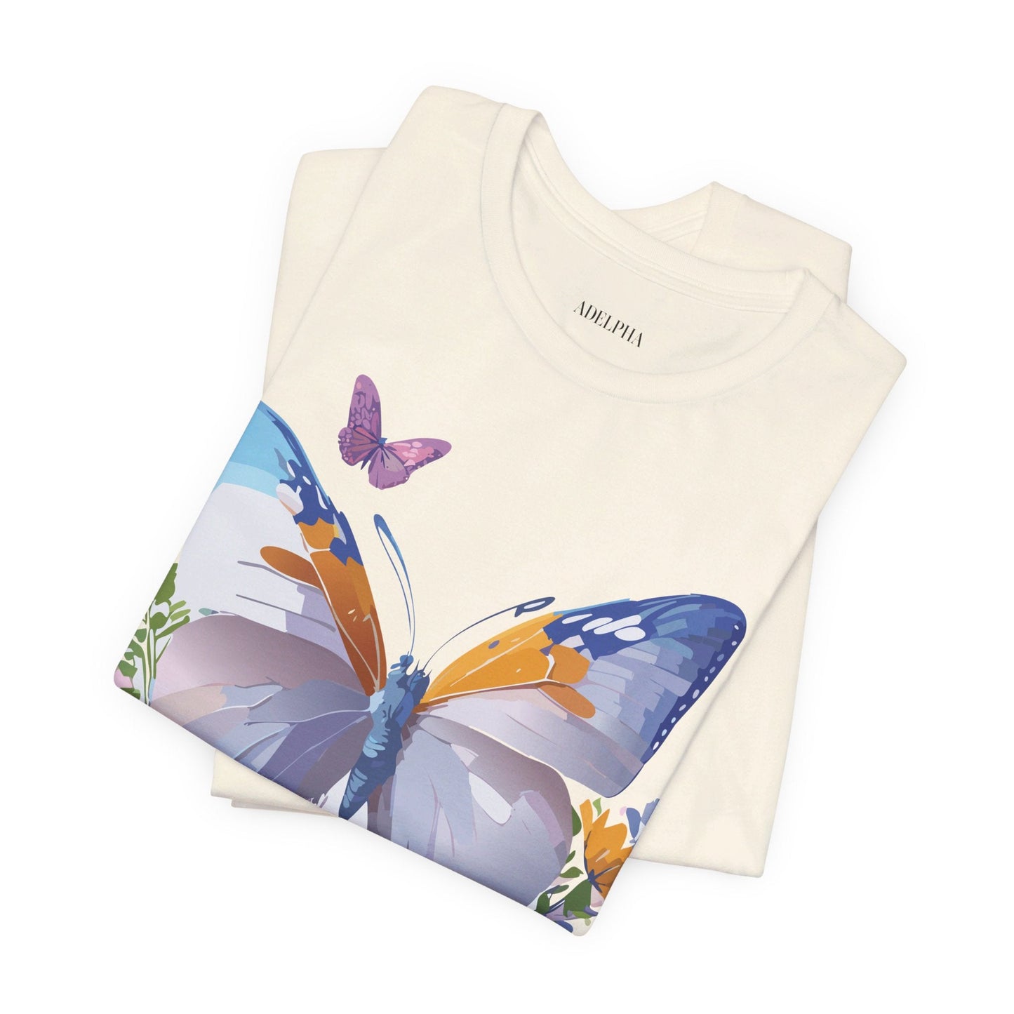 Butterfly Graphic Tee From Adelpha Vintage Artwork Unisex Short Sleeve Shirt