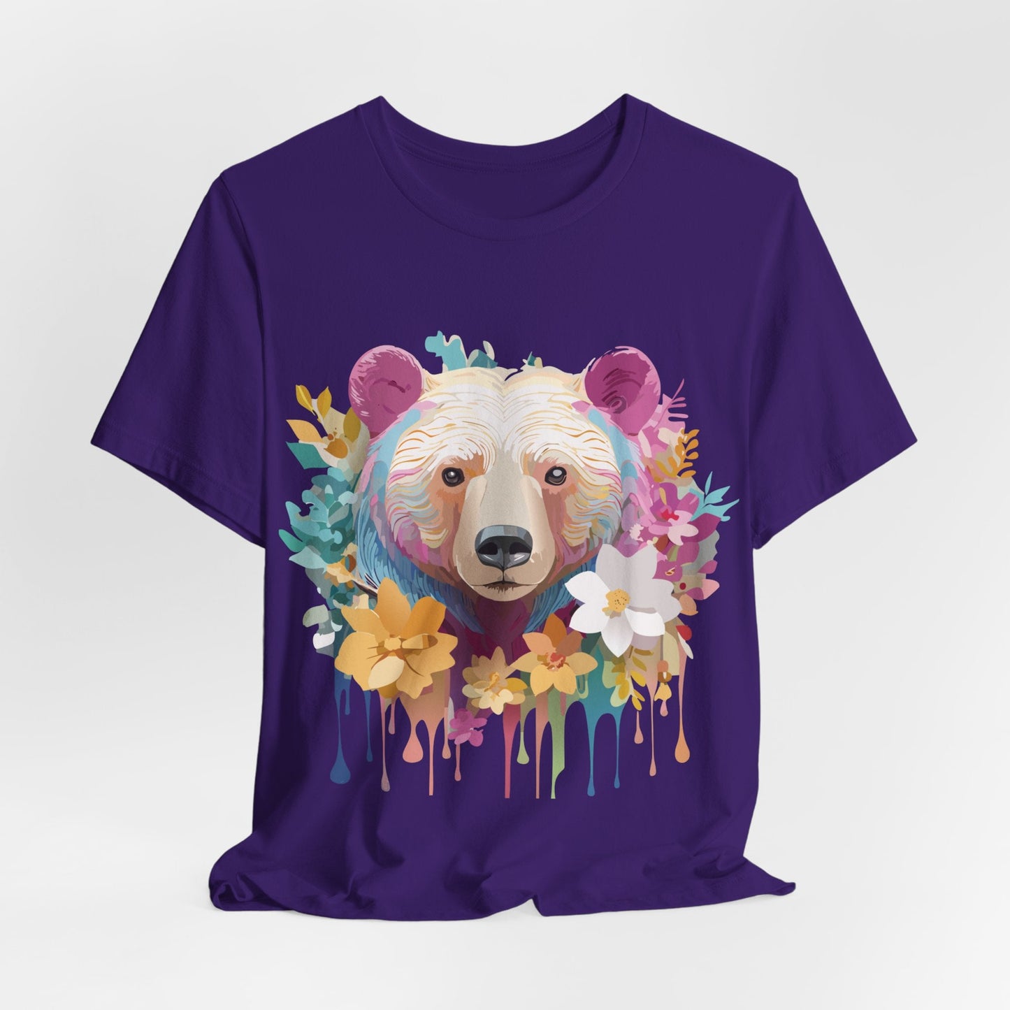 Bear Graphic Tee Unisex Vintage Inspired Artwork Adelpha Premium Collection