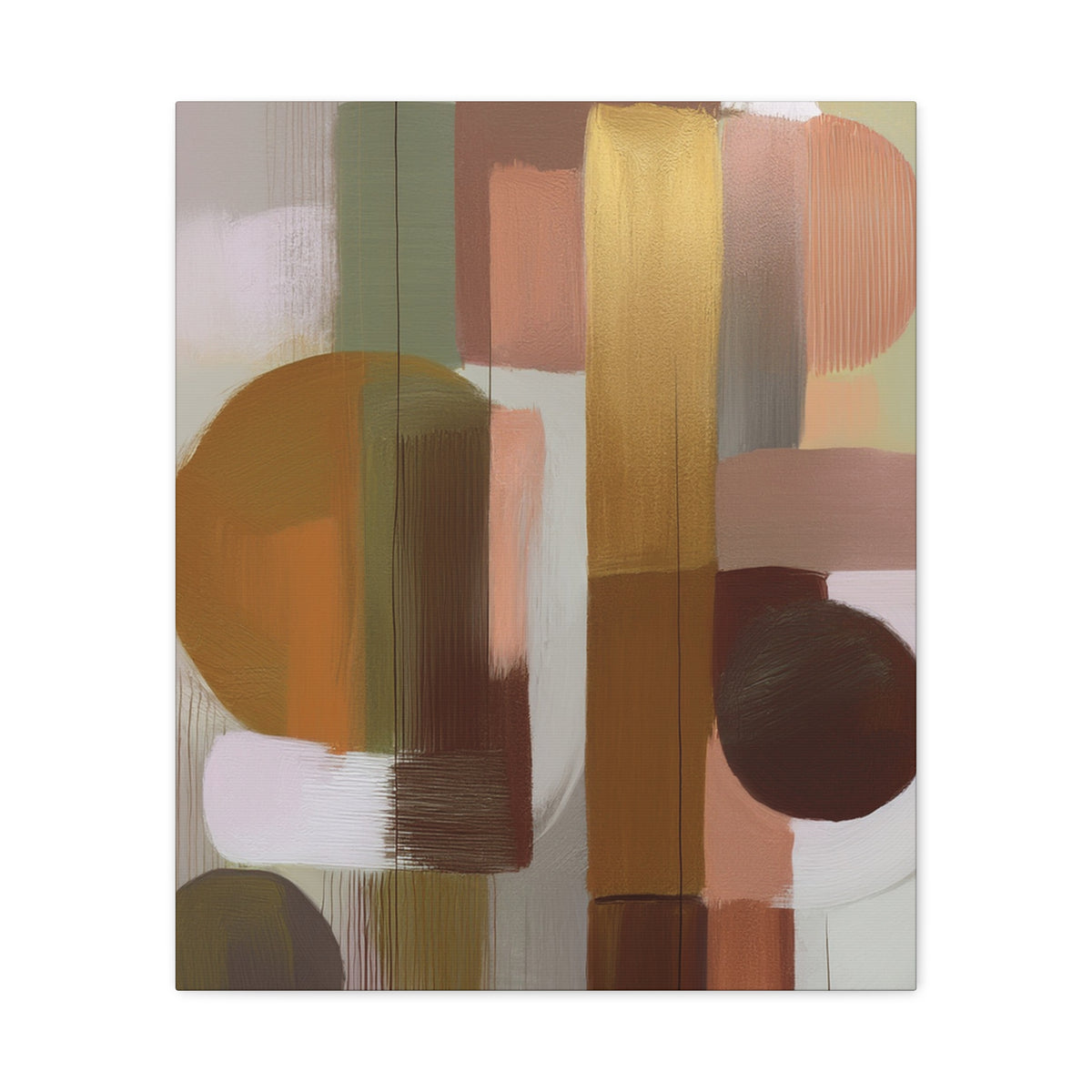 Abstract Geometric Painting Print Canvas 20x24,20x30,24x30 24x32,24x36,30x40 32x48,36x48,40x60 Pine-Wood Inner Frame ABS-52