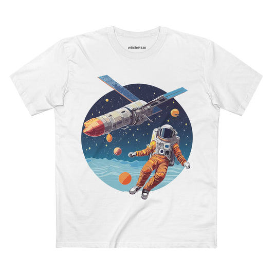 Cosmos Astronaut Graphic Tee Staple Unisex 100 Cotton Tee Shirt - CS-5