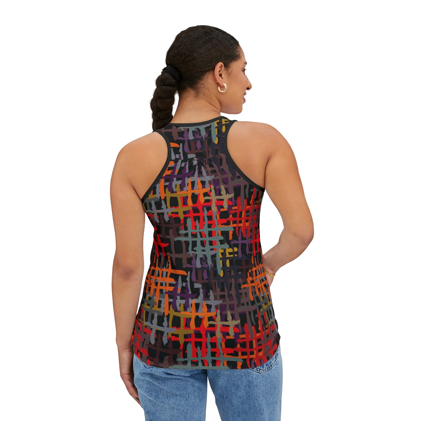 Summer Tank Top with Abstract prints