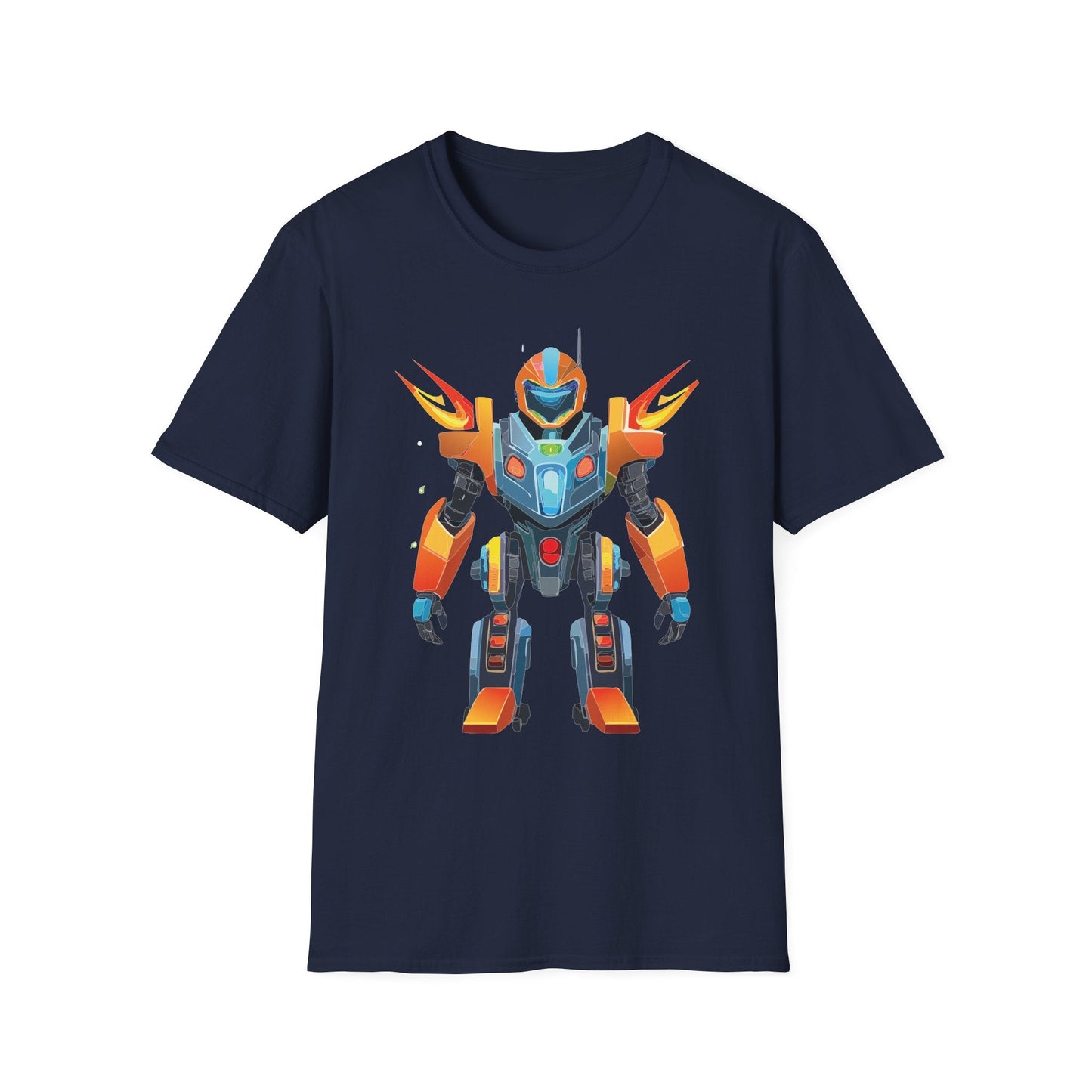 Cyborg Tee Unisex Robot Shirt Terminator Graphic Short Sleeve Tee Gildan Softstyle 64000 Cotton