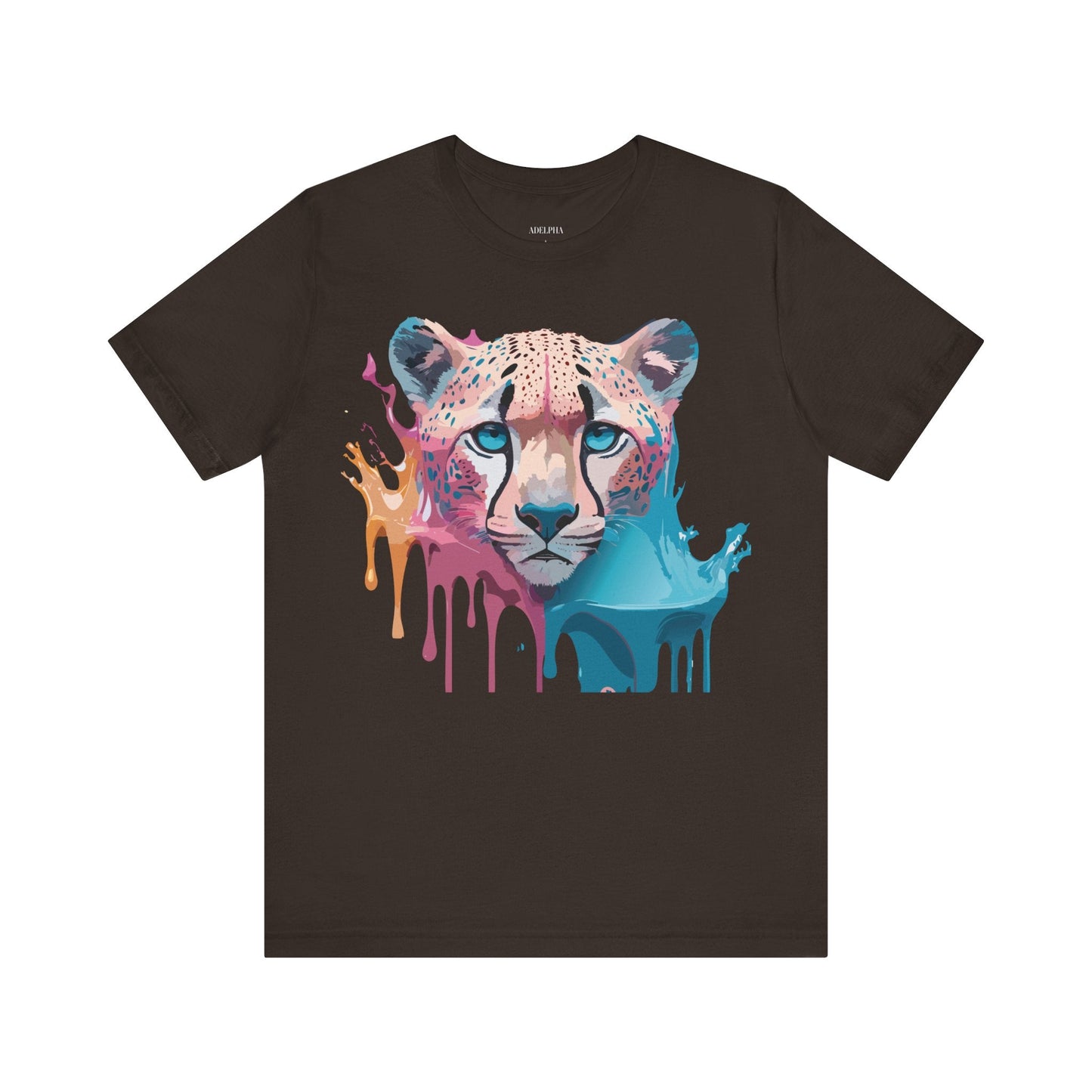 Cheetah Graphic Unisex 100 Cotton Artwork Tee 12