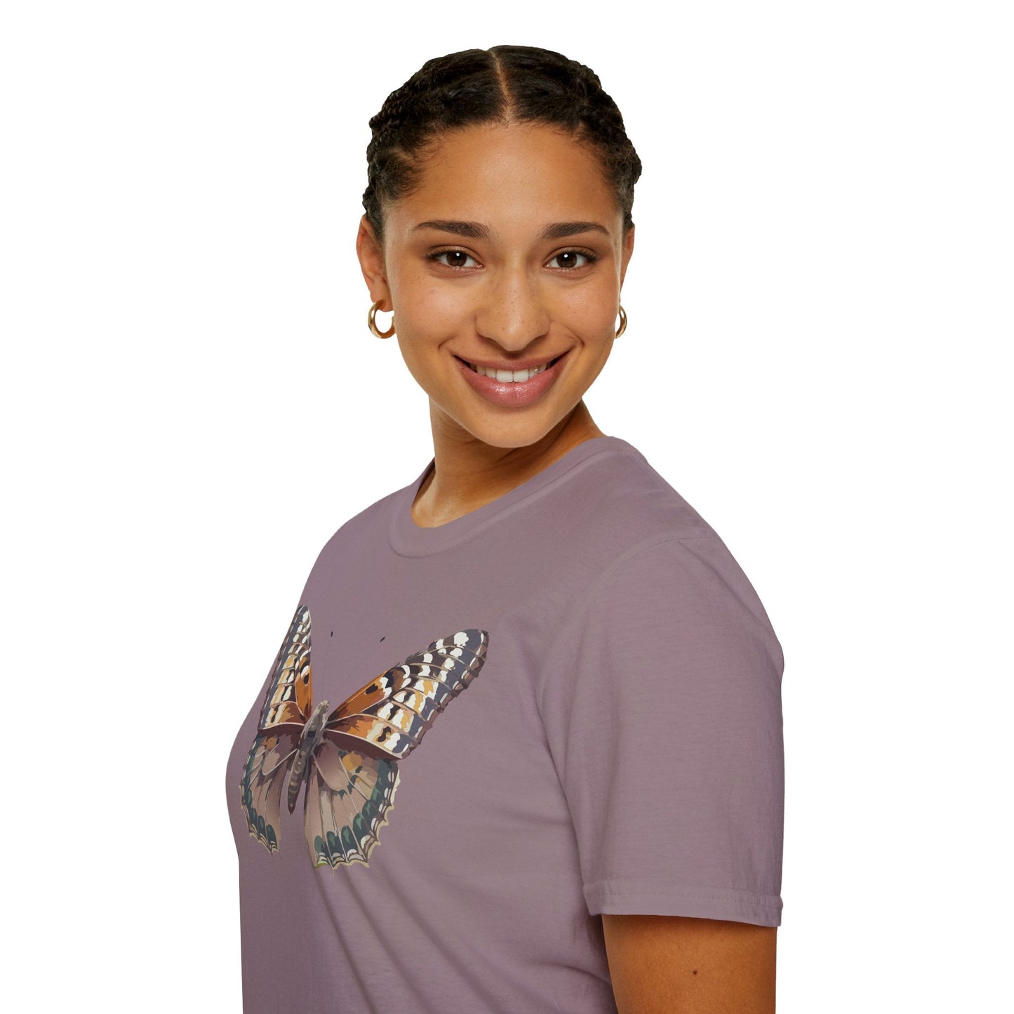 Monarch Butterfly Shirt Unisex T Shirt Design Gildan Softstyle 64000 100 Percent Ring Spun Cotton