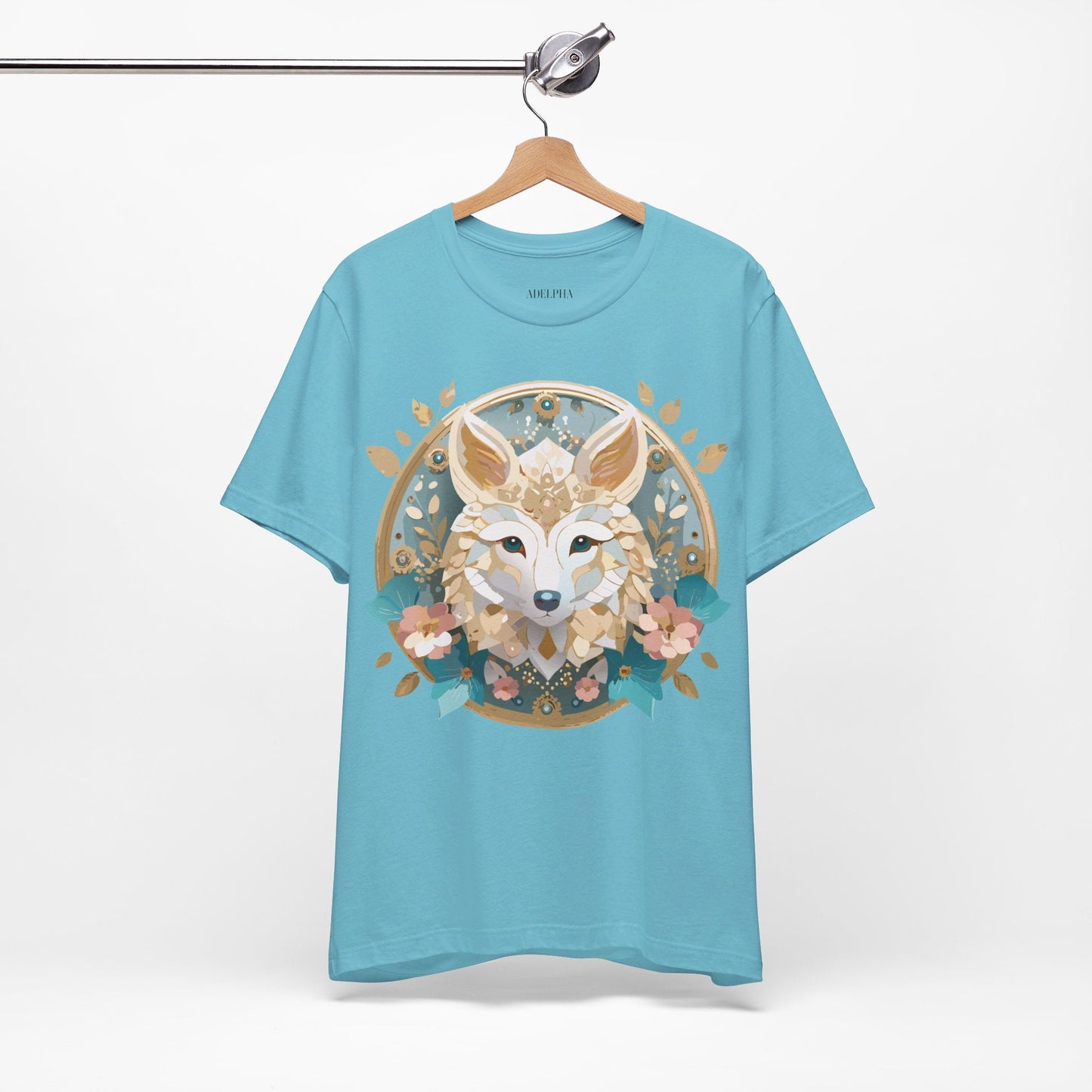Adelpha Medallion Graphic Tee Unisex Short Sleeve Jersey Shirt With Vintage Artwork