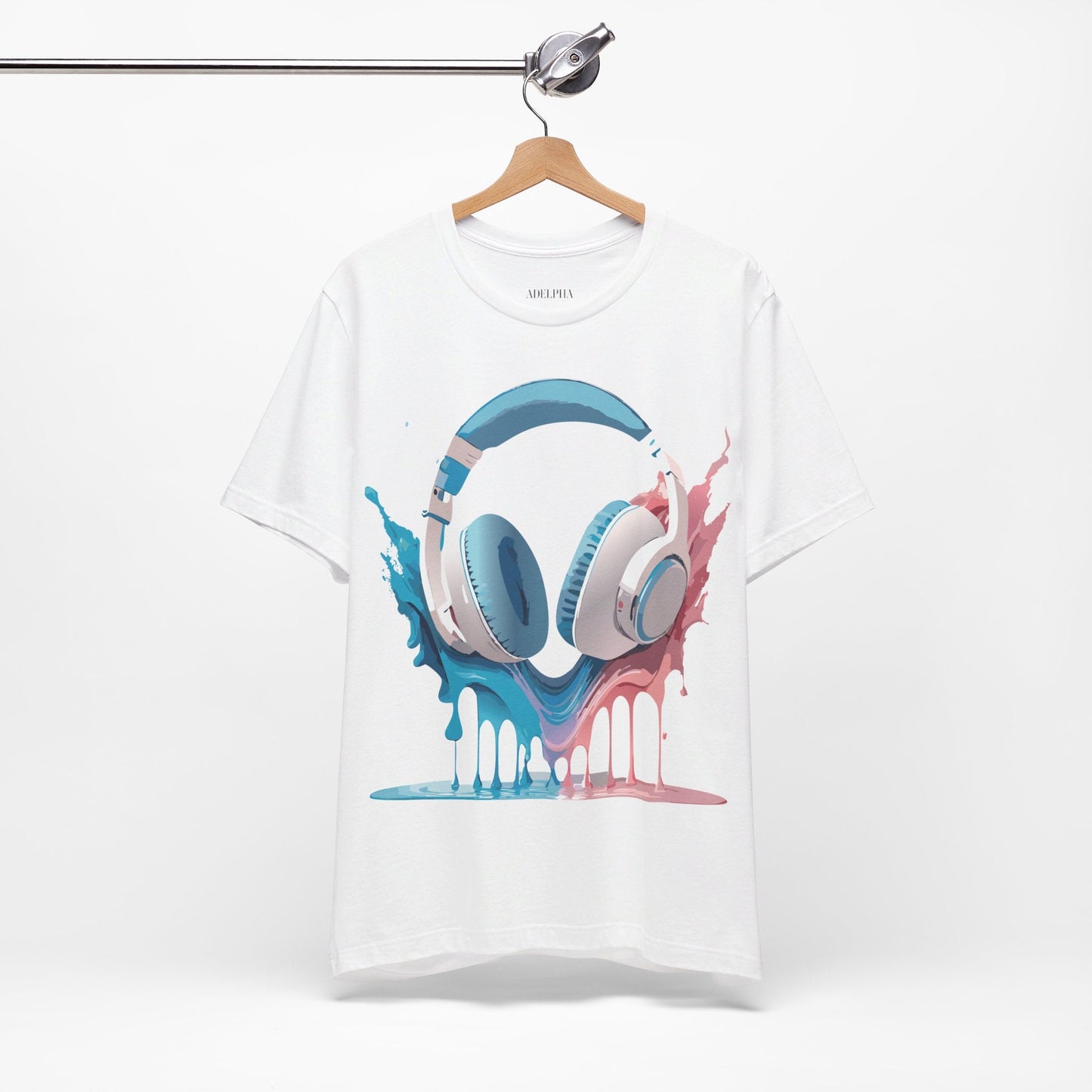 Music Graphic Unisex 100 Cotton Vintage Art with Musical Elements Tee 92