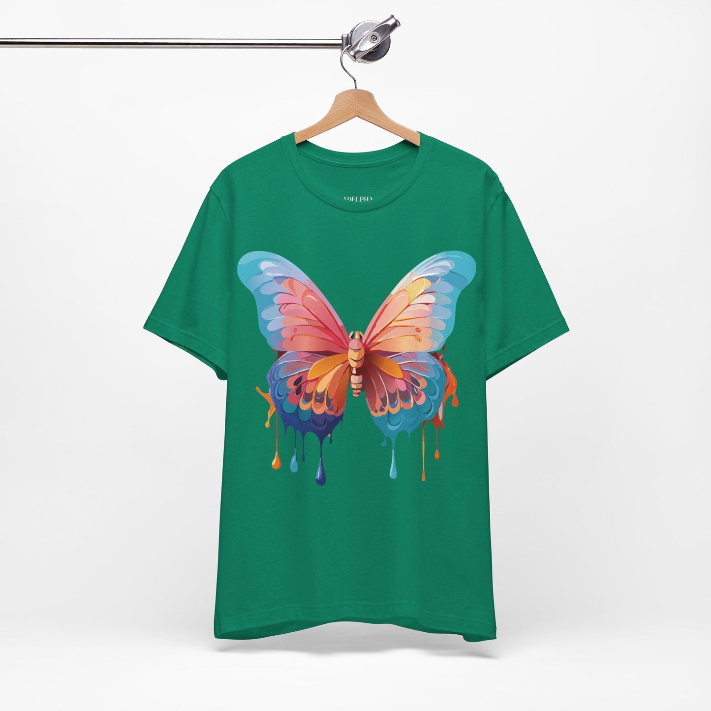 Butterfly Graphic Tee Adelpha Unisex Short Sleeve Design Tee