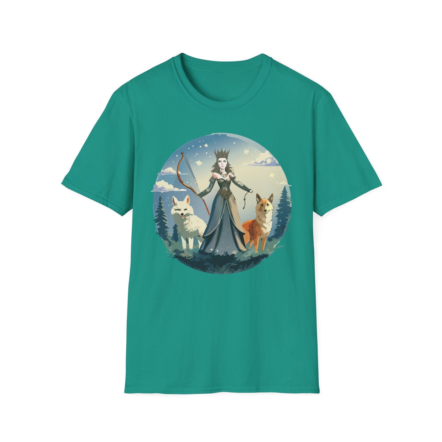 Women Graphic T Shirt Art Design Tee Unisex Softstyle Cotton Gildan 64000 Premium Comfort