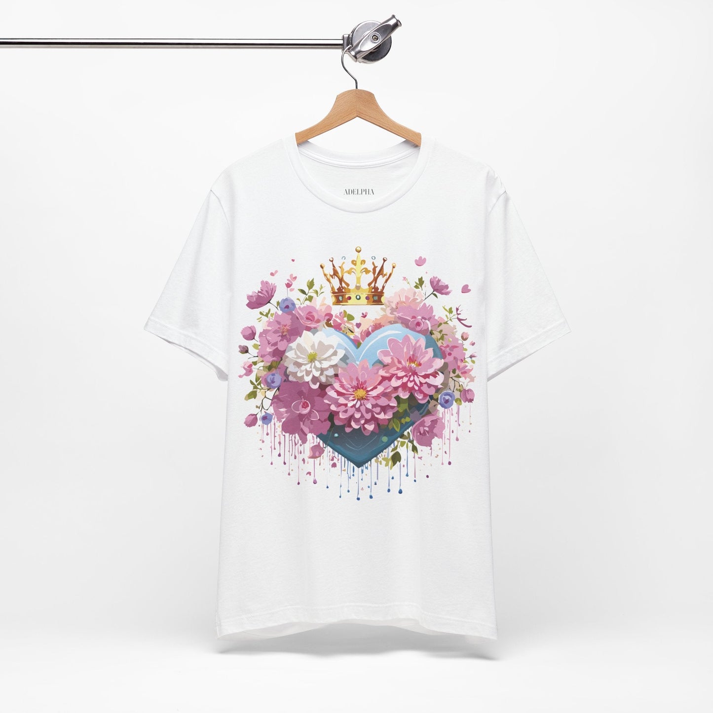 Valentine Shirts Unisex Graphic T Shirt From Adelpha Vintage Inspired Artwork Short Sleeve Tee