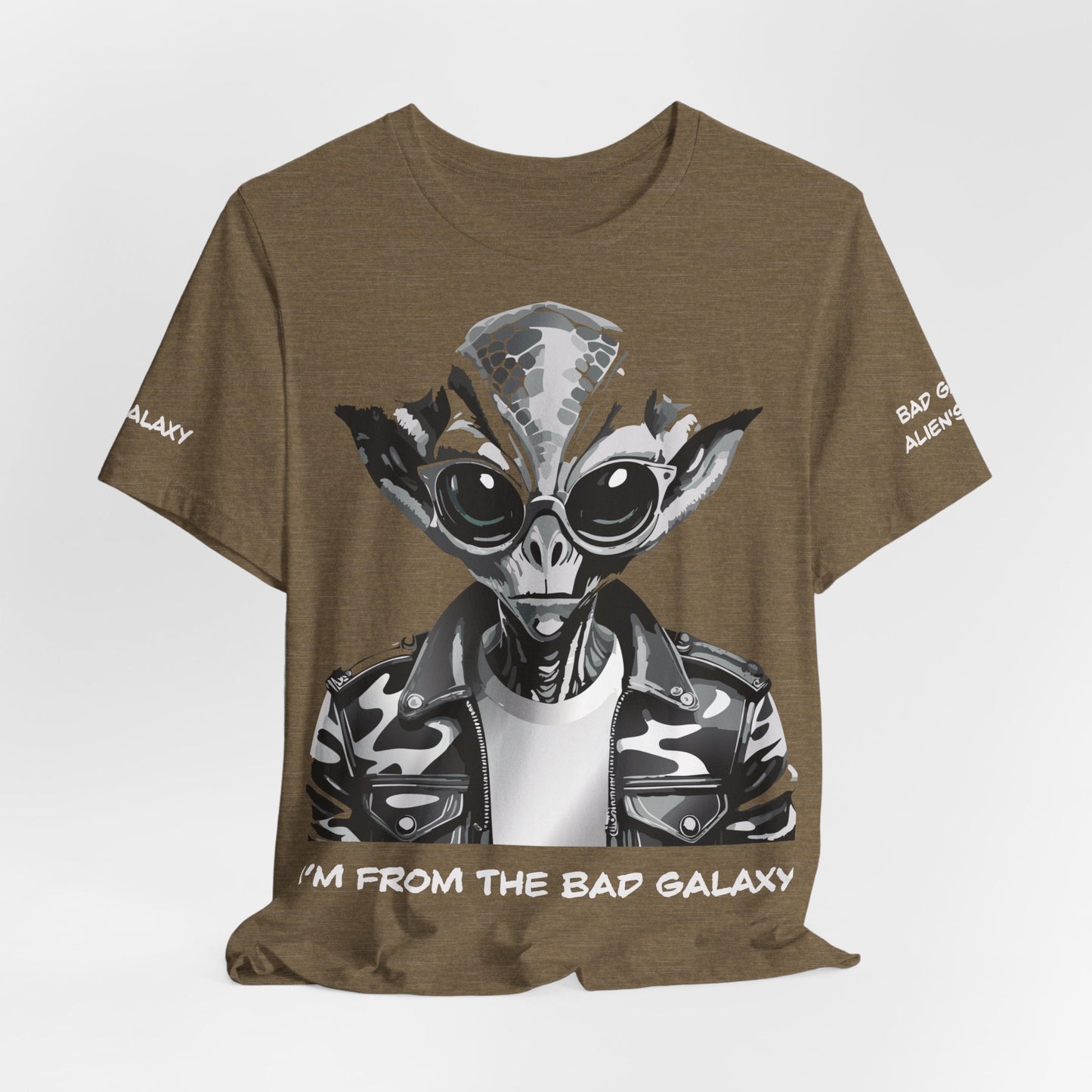 Alien T Shirt From Bad Galaxy Made To Order 100 Cotton Eco Friendly Inks Soft Comfortable