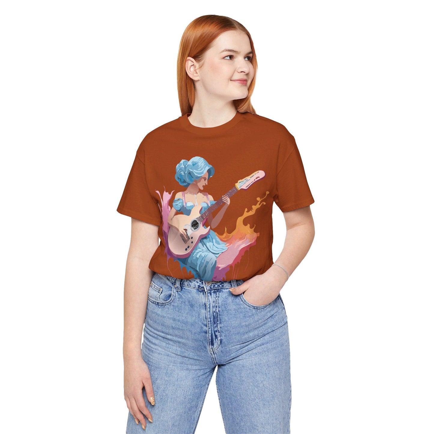 Adelpha Unisex Graphic Tee With Vintage Inspired Art Design Short Sleeve Premium Everyday Wear