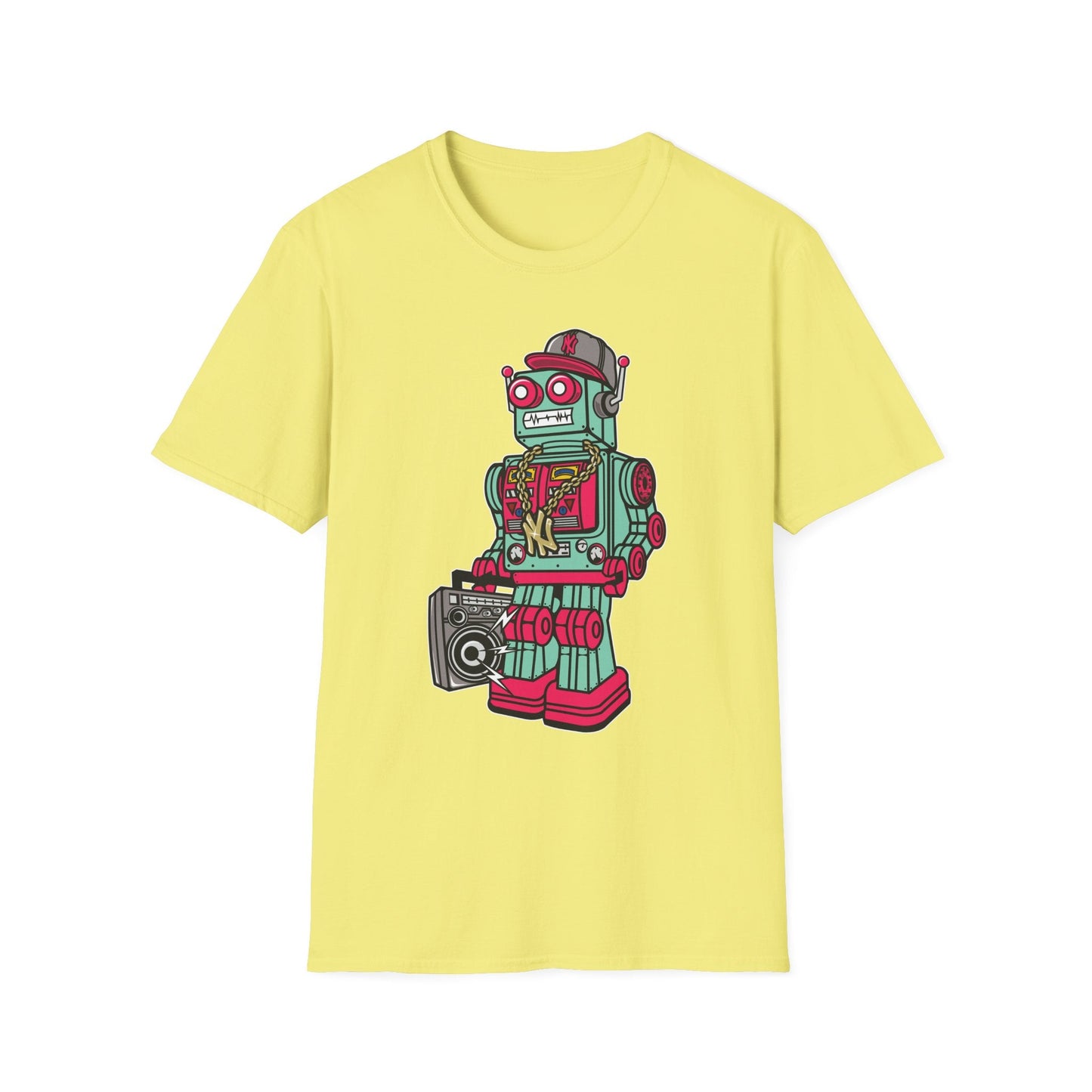 Cartoon T Shirt Animation Tee Funny Unisex Gildan Softstyle 64000 Ring Spun Cotton