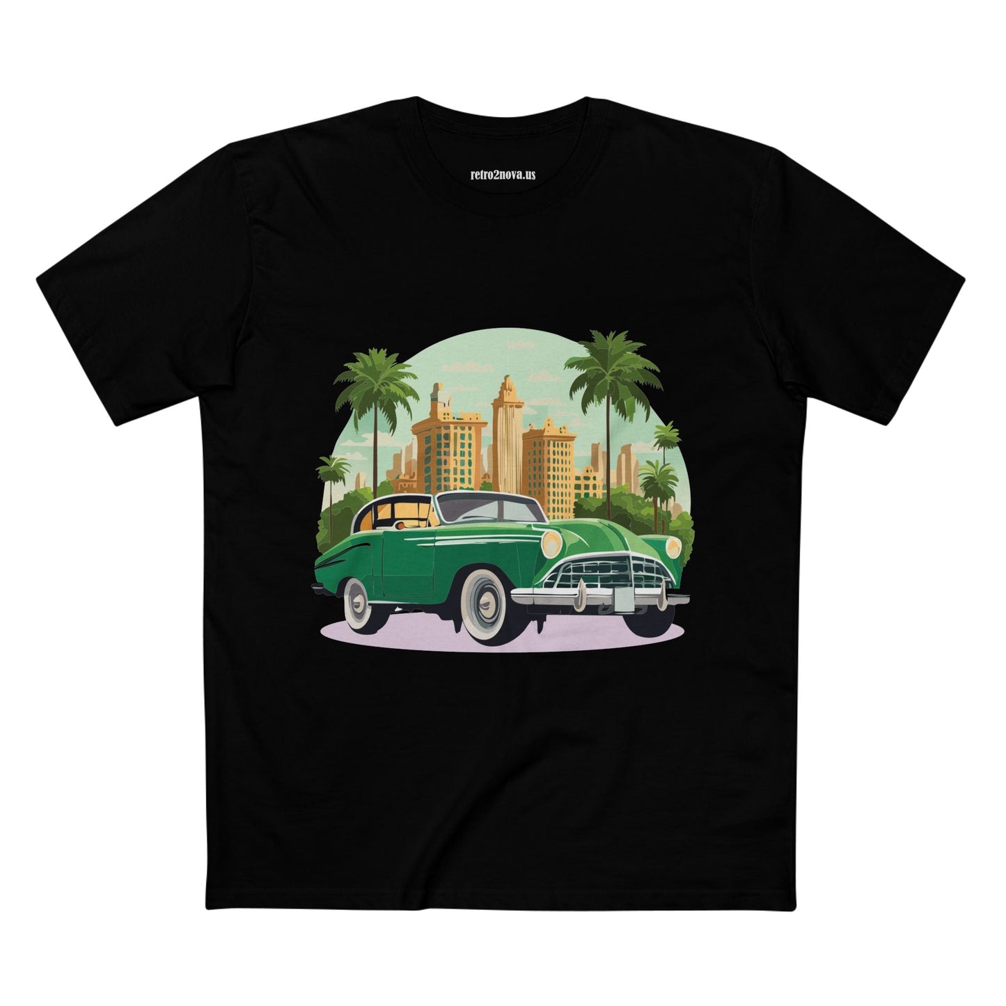 Retro Car Shirts Vintage Car Tee RC 18 Unisex Premium Cotton Art Print Tee Limited Edition