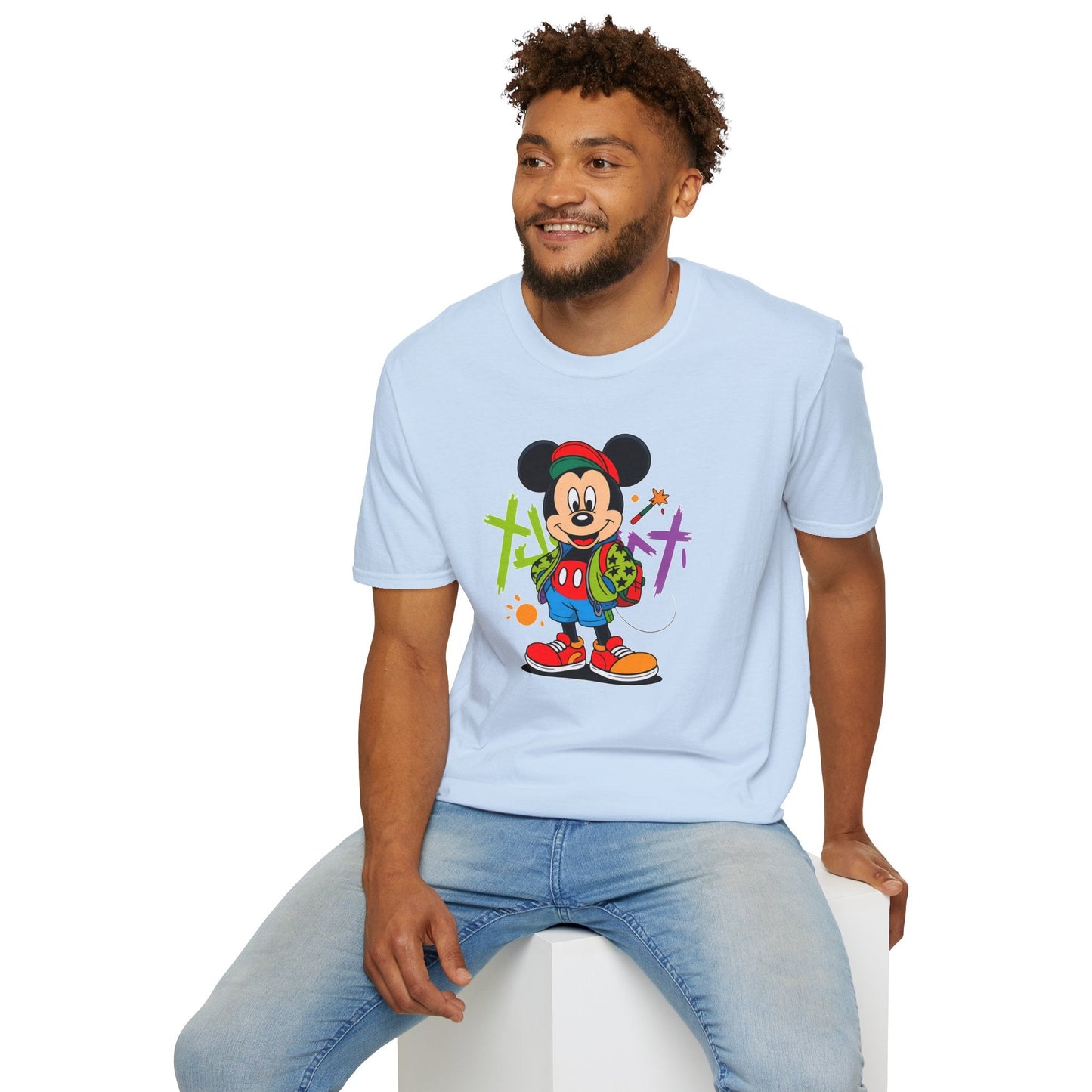 Unisex Cartoon T Shirt With Animation Artwork Funny Animals Tee For Casual Wear Everyday