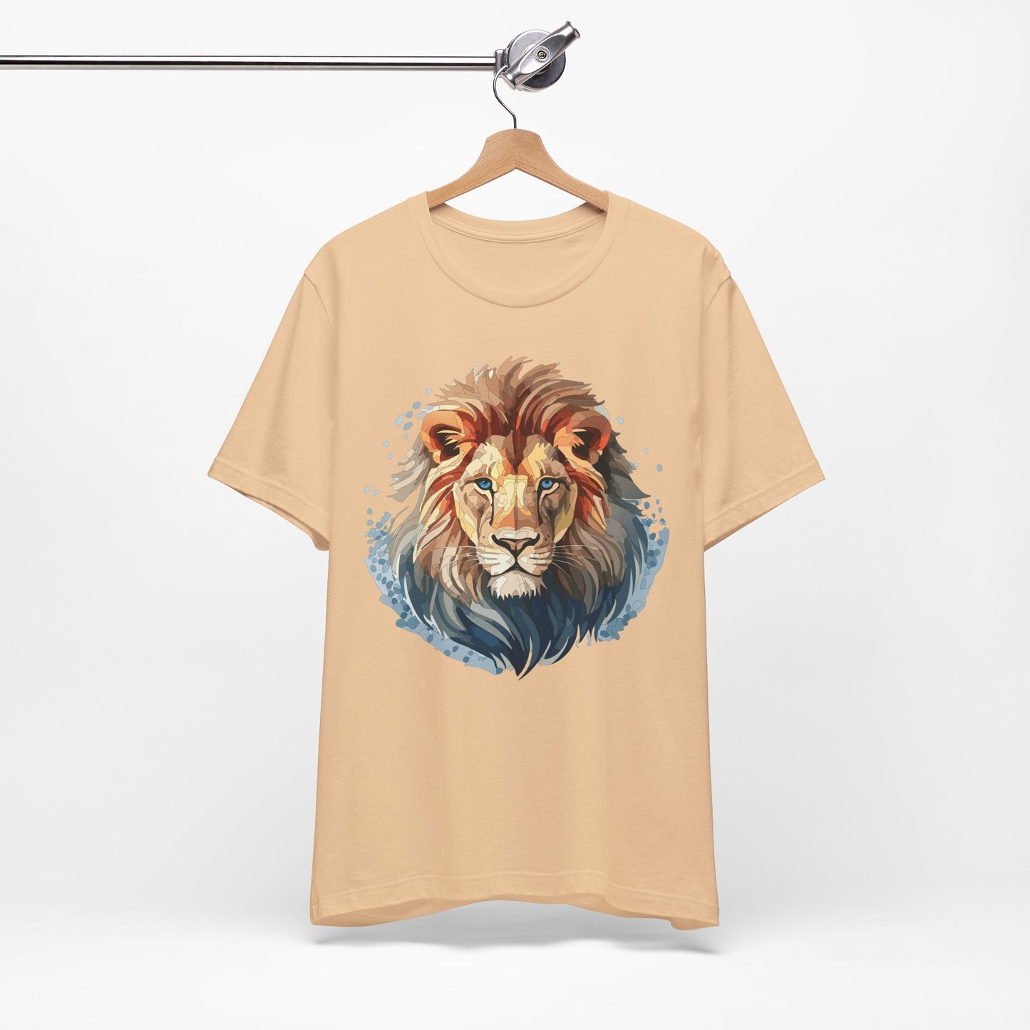 Lion Shirt, Animal Shirt, T-Shirt with Lion, Art Design Tee, Animal Tees, Safari T-Shirt 12