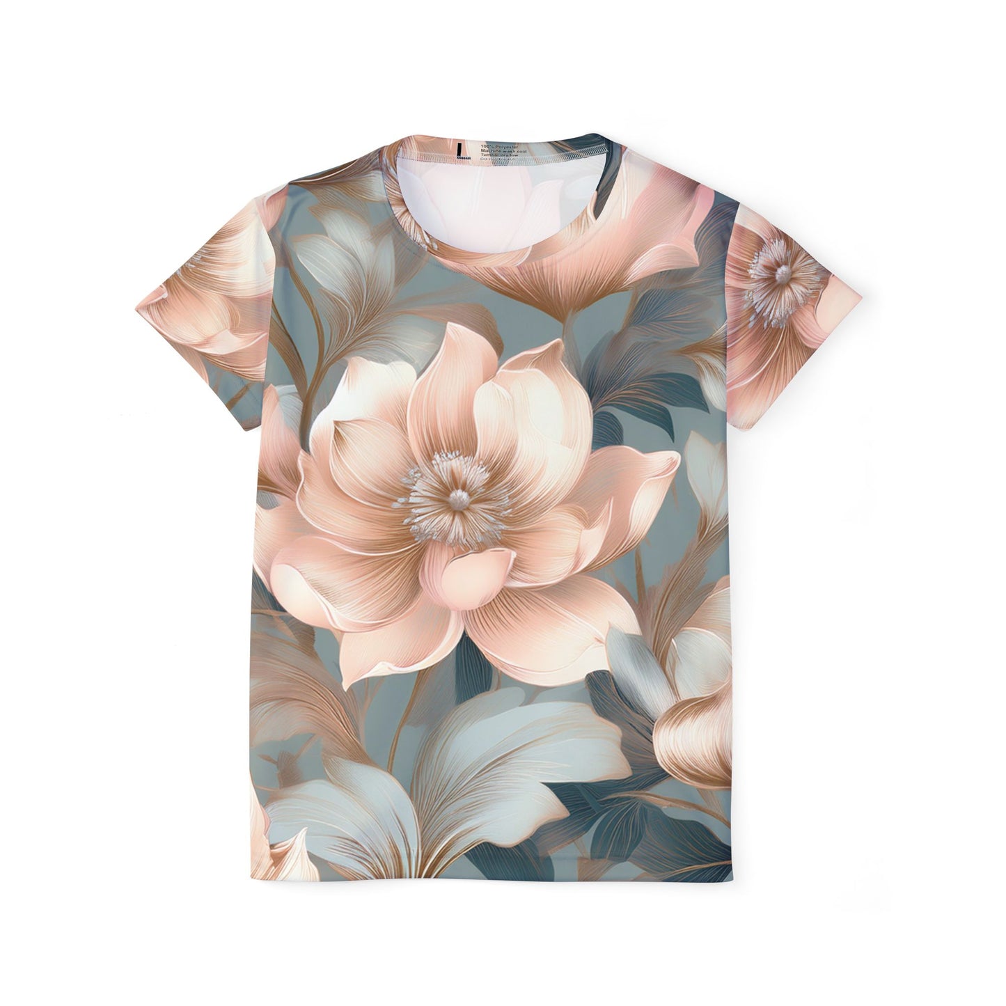 Women Poly Shirt with Floral Print F312