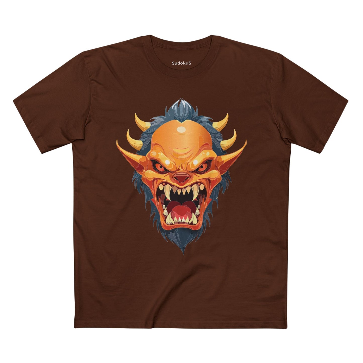 Cartoon Monsters Graphic Unisex 100 Cotton Staple Tee 8