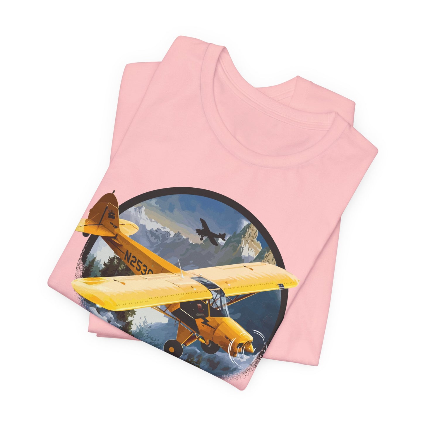 Retro Plane Graphic Design Tee, Plane Shirt, Vintage Tees, Art Design T-Shirt, Graphic Tee, Retro Art Shirts