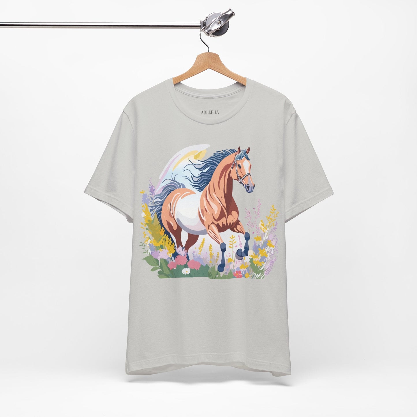 Horse Graphic Unisex 100 Cotton Vintage Animal Art T-Shirt 5