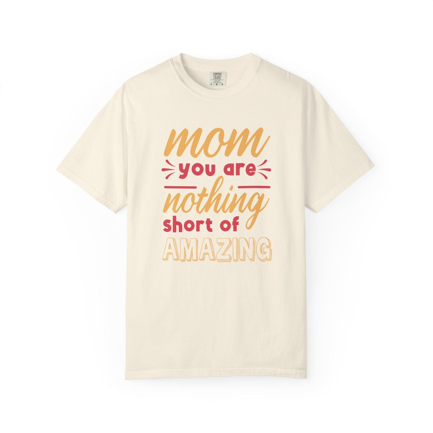 Mom T-shirt Mother's Day Mama Tee Unisex Comfort Colors Garment-Dyed Cotton h21