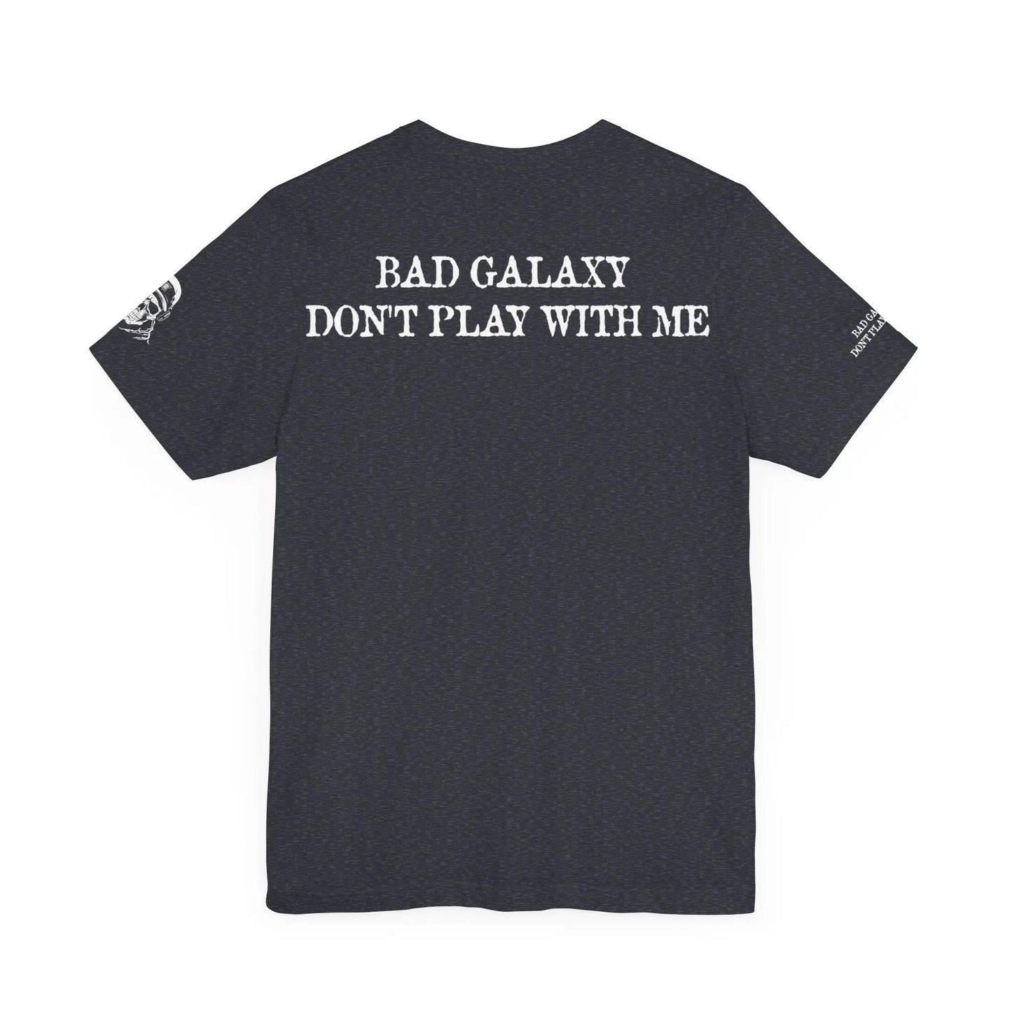 Bad Galaxy Skull T Shirt Made To Order 100 Percent Cotton Eco Friendly Inks USA Designed