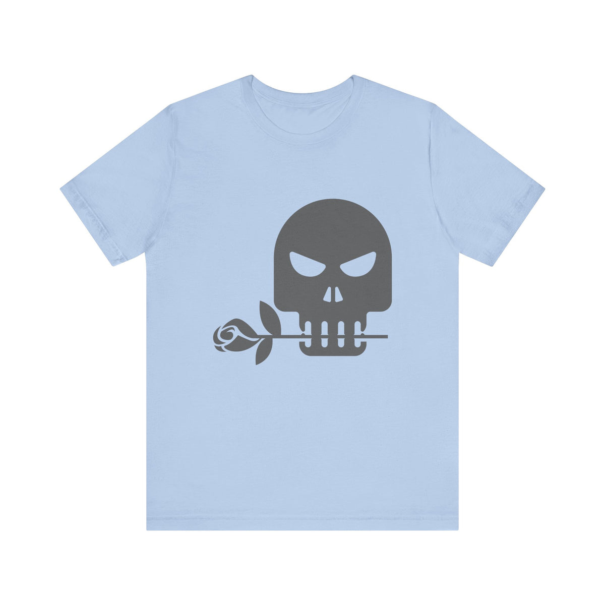 Camiseta unisex de algodón con calavera