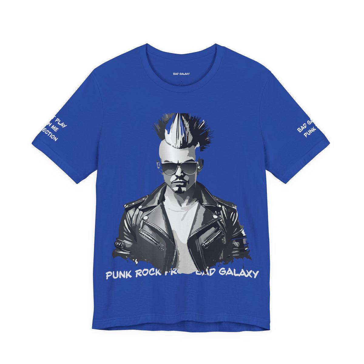 Punk Rock Graphic Unisex Cotton Bella+Canvas Tee with Art Design b39