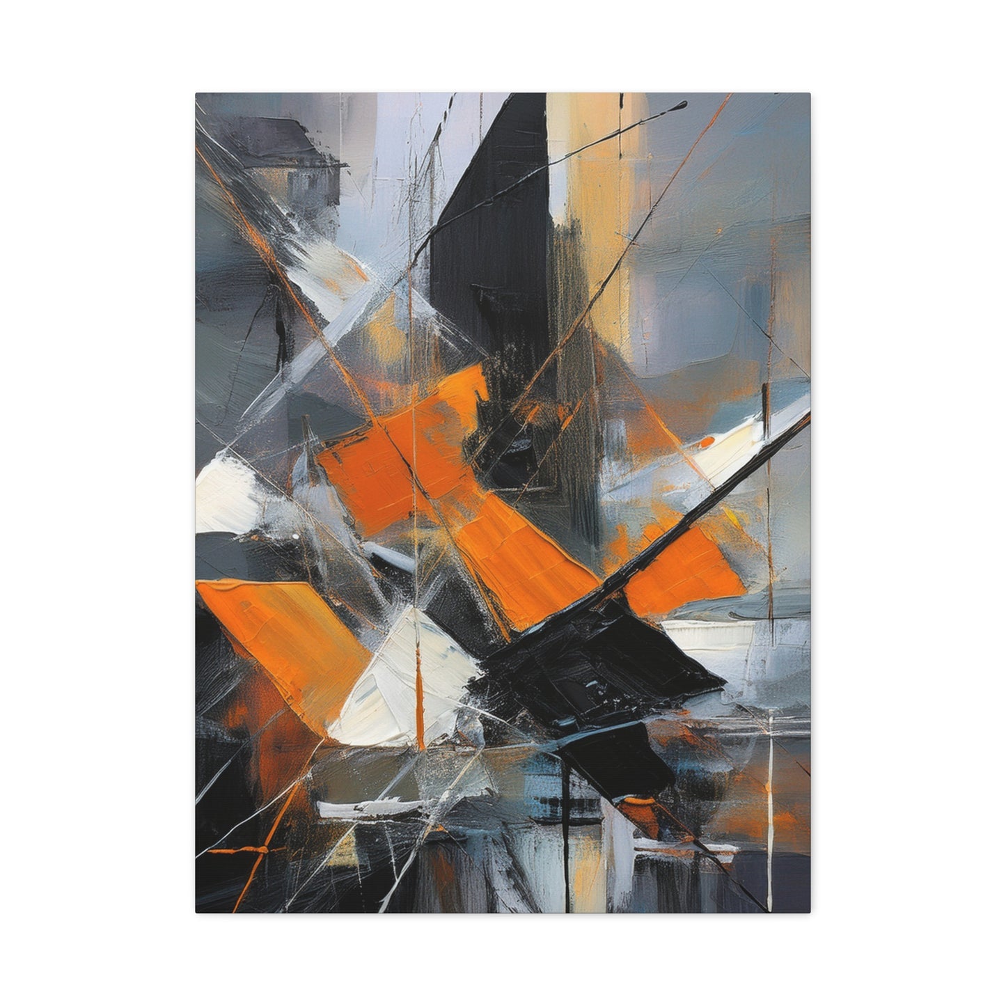 Abstract Oil Painting Print Canvas 20x24,20x30,24x30 24x32,24x36,30x40 32x48,36x48,40x60 Pine-Wood Inner Frame ABS-197