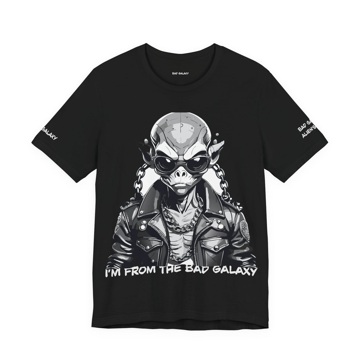 Alien Graphic Unisex Cotton Bella+Canvas Tee with Art Design b51