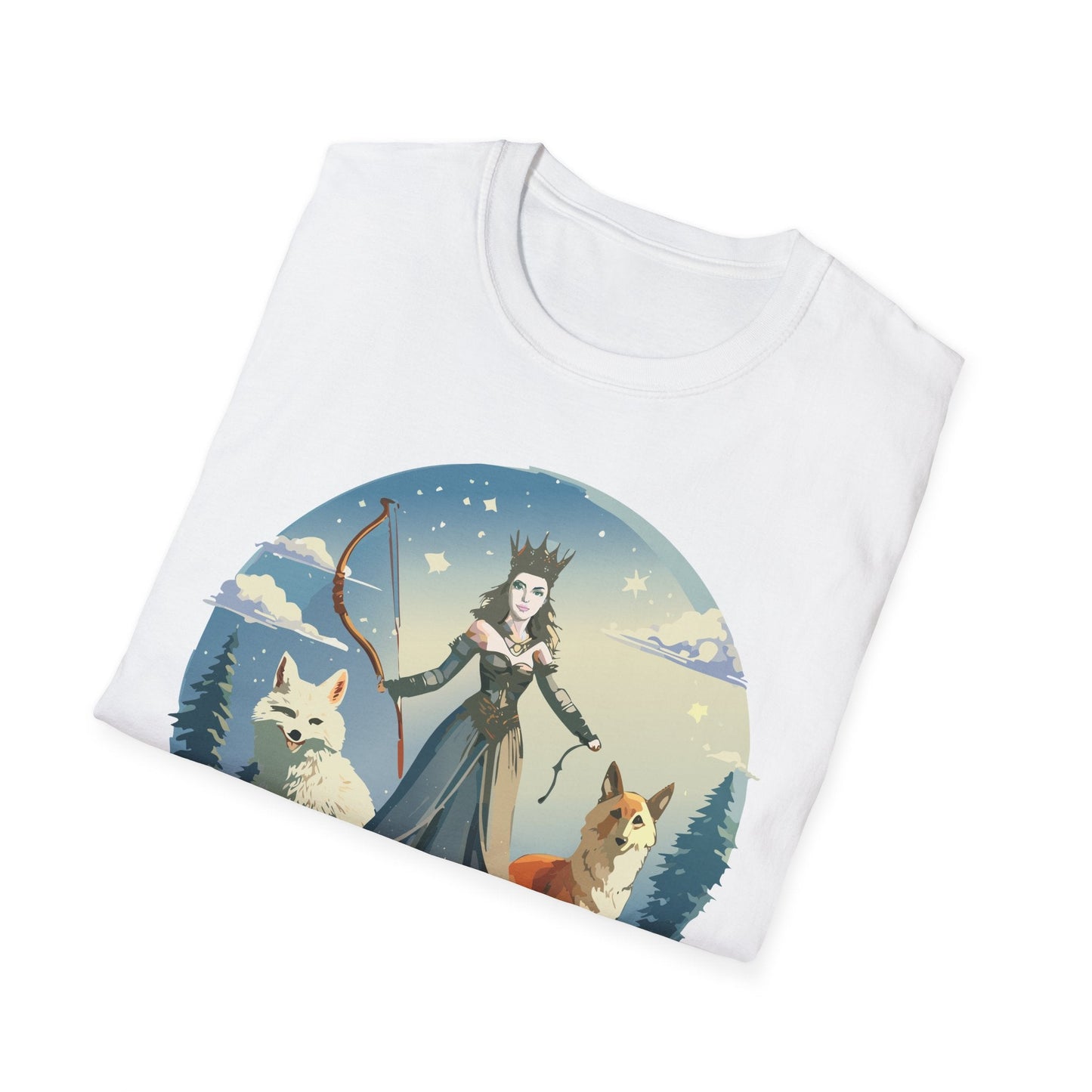 Women Graphic T Shirt Art Design Tee Unisex Softstyle Cotton Gildan 64000 Premium Comfort