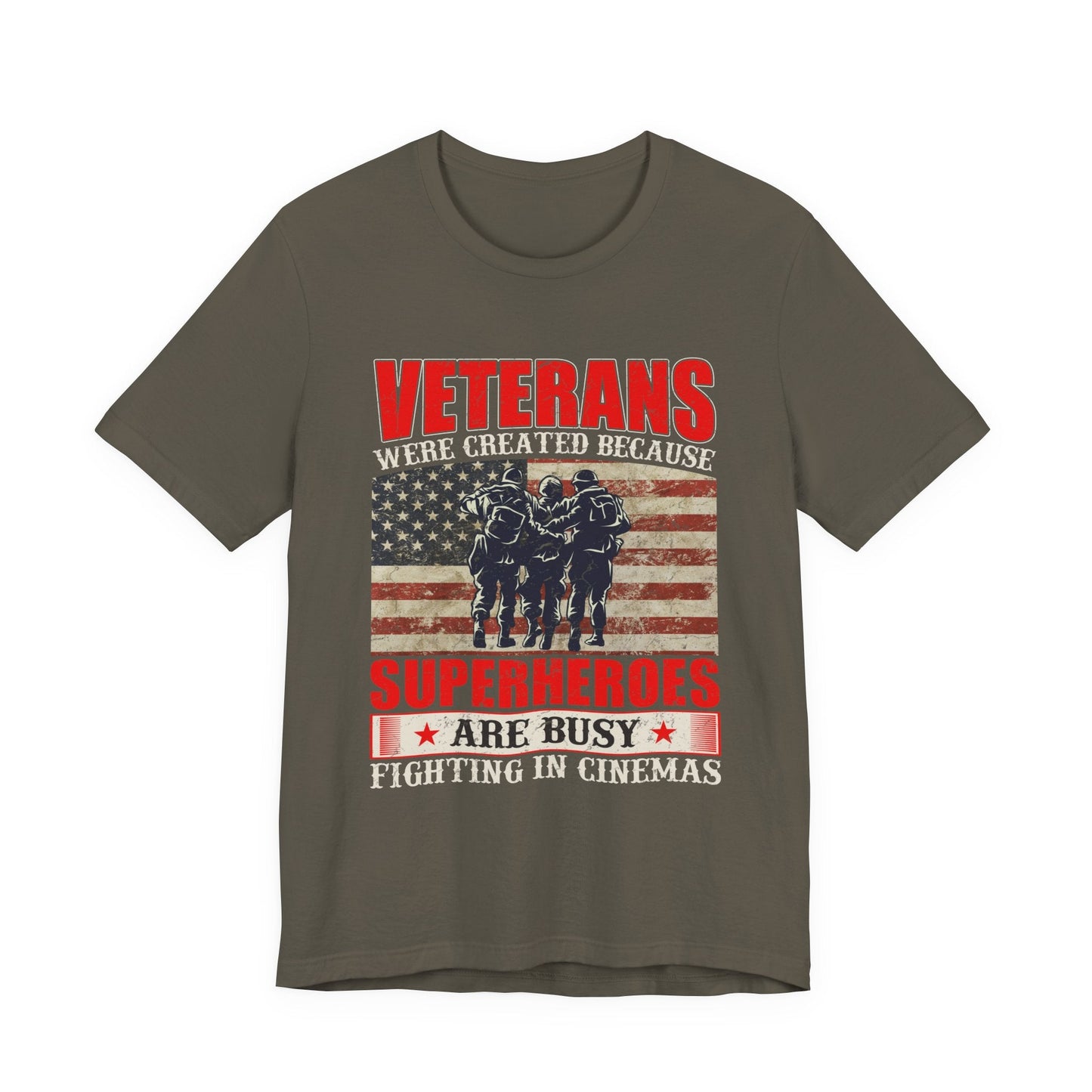 Army Veteran Patriotic Graphic Design Unisex Cotton T-Shirt v41