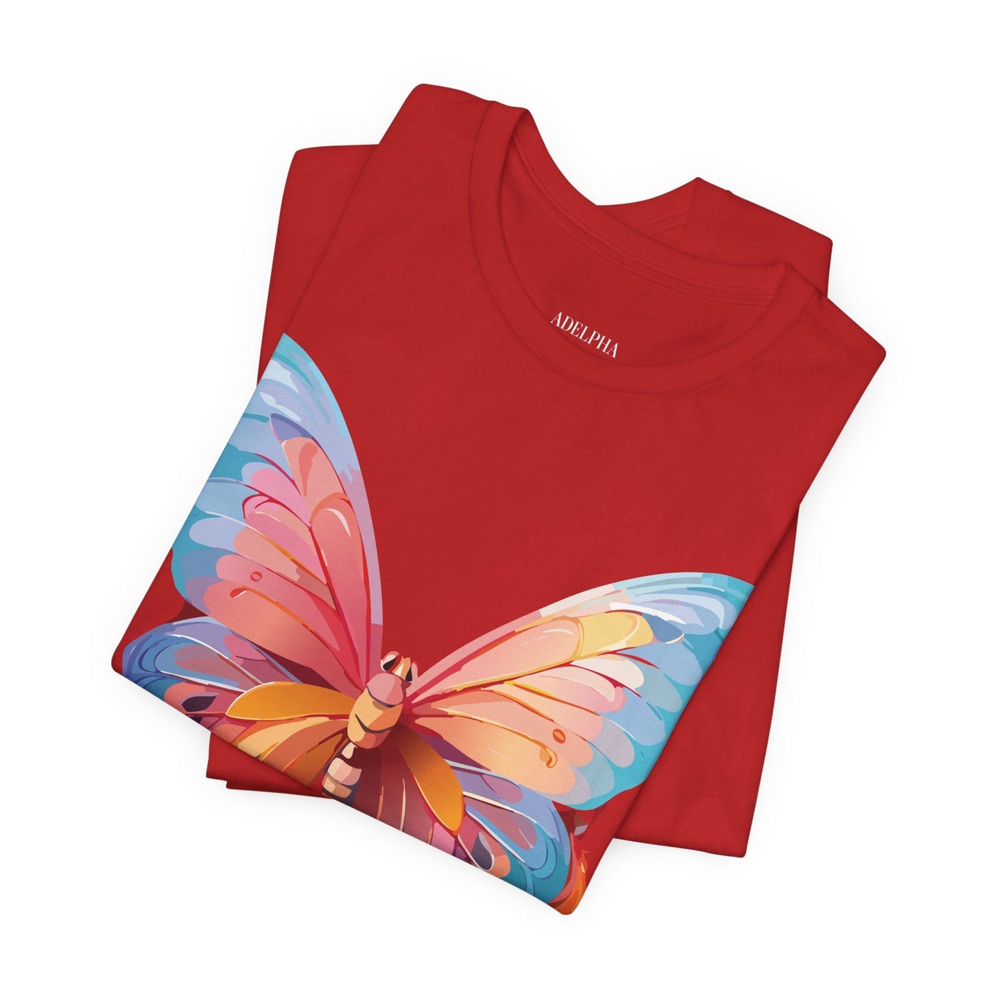 Butterfly Graphic Tee Adelpha Unisex Short Sleeve Design Tee