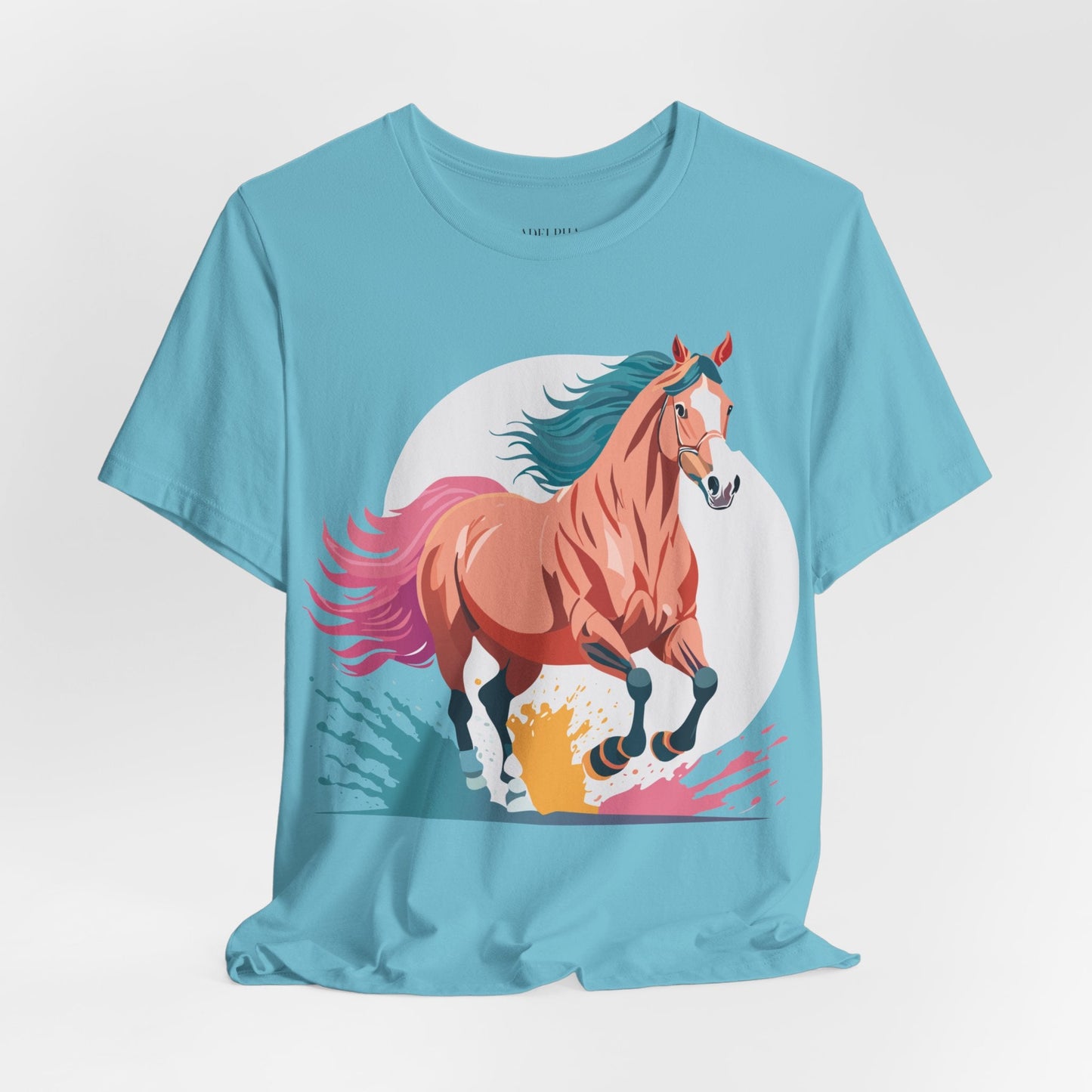 Horse Graphic Unisex 100 Cotton Vintage Animal Art T-Shirt 19