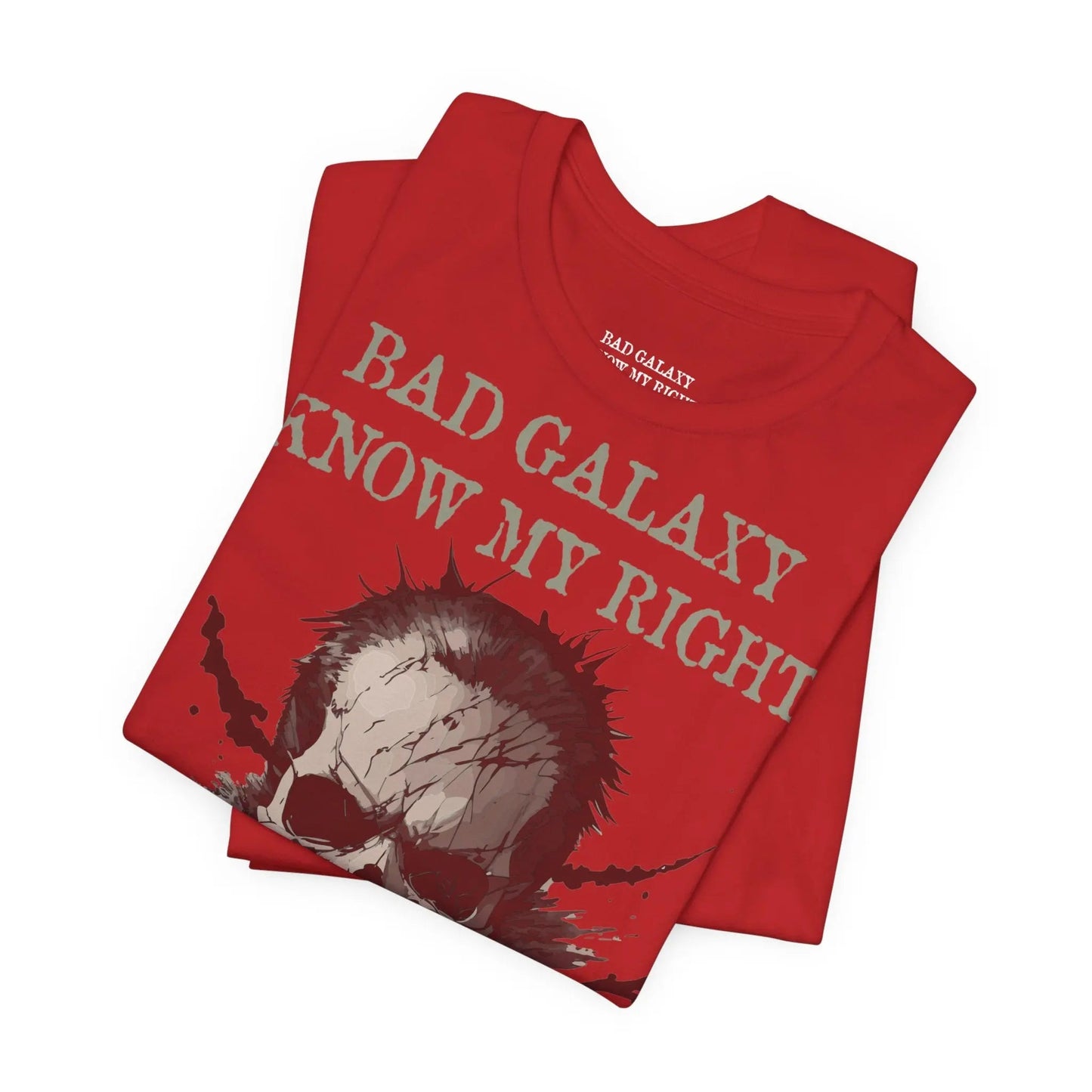 Bad Galaxy Skull T Shirt Made In USA 100 Percent Cotton Eco Friendly Inks Durable Stitching