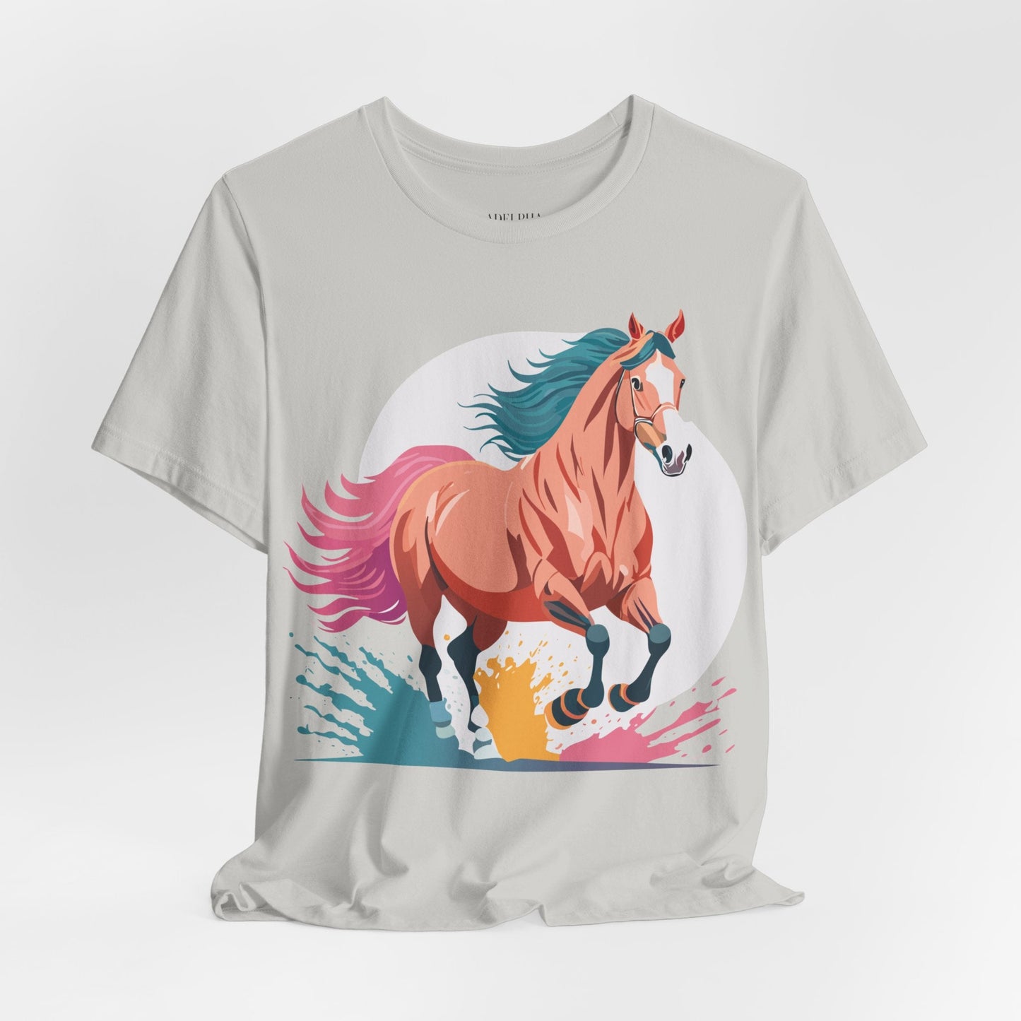 Horse Graphic Unisex 100 Cotton Vintage Animal Art T-Shirt 19