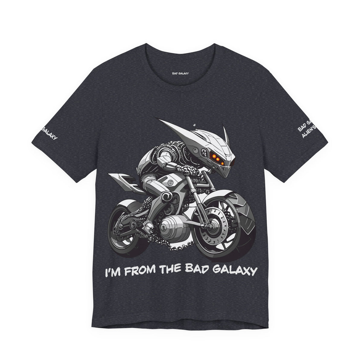 Alien Graphic Unisex Cotton Bella+Canvas Tee with Art Design b81