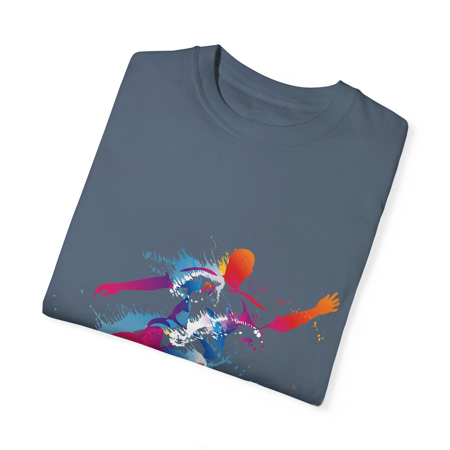 Unisex T-shirt with sports art design