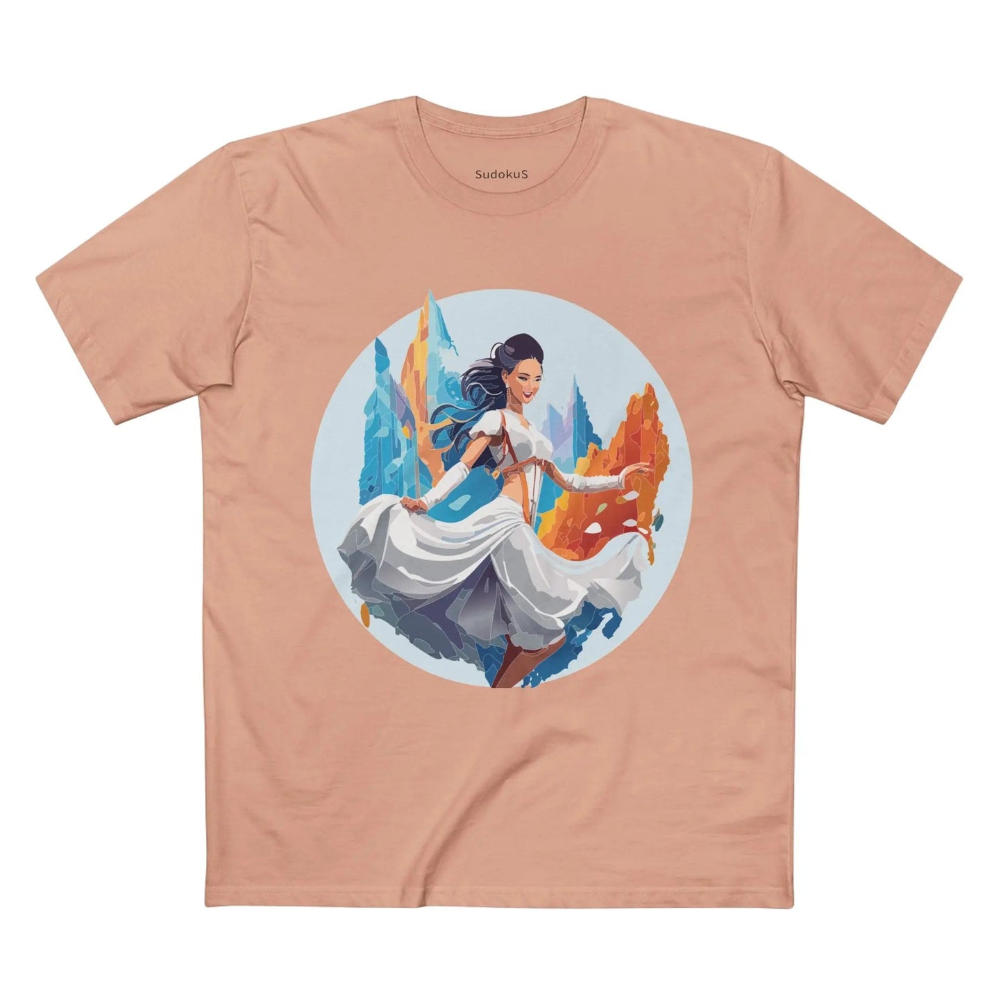 Dancer Graphic Unisex 100 Cotton Staple Tee 14