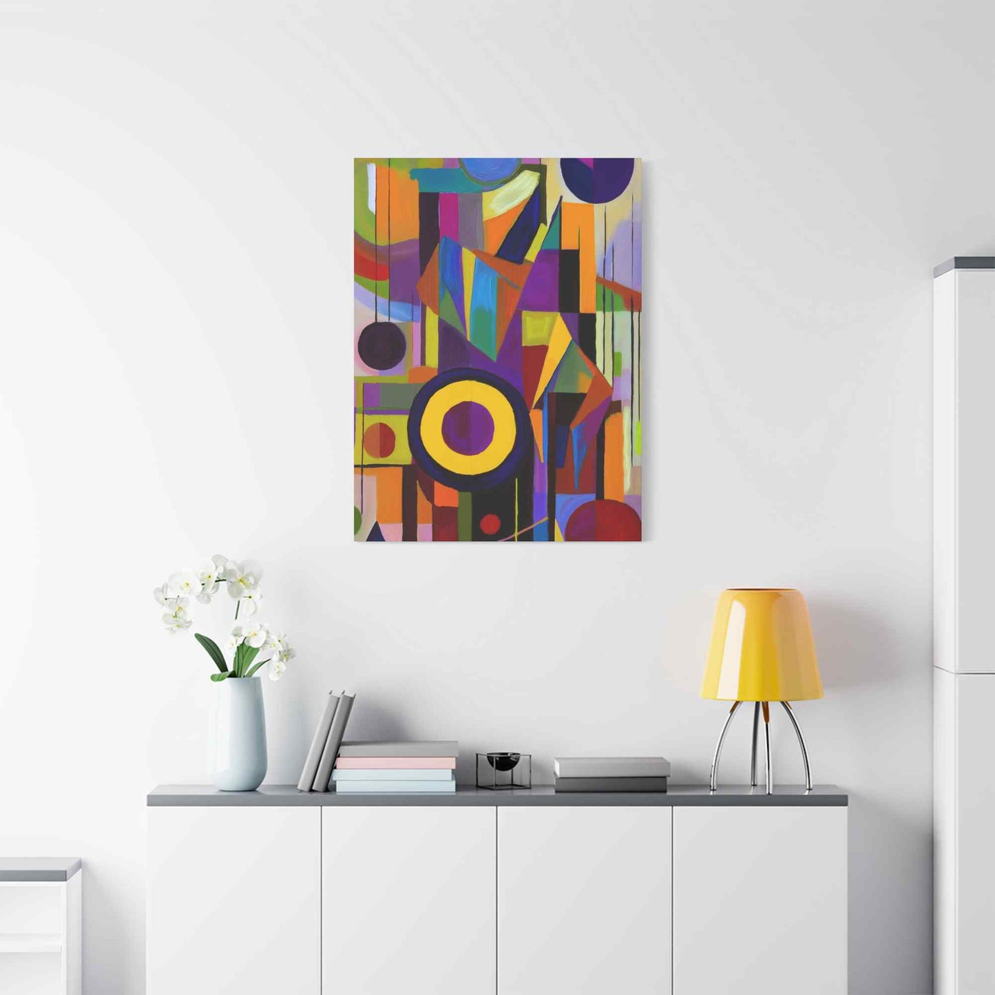 Abstract Painting Print Canvas 20x24,20x30,24x30, 24x32,24x36,30x40, 32x48,36x48,40x60 Pine-Wood Inner Frame ABS-2