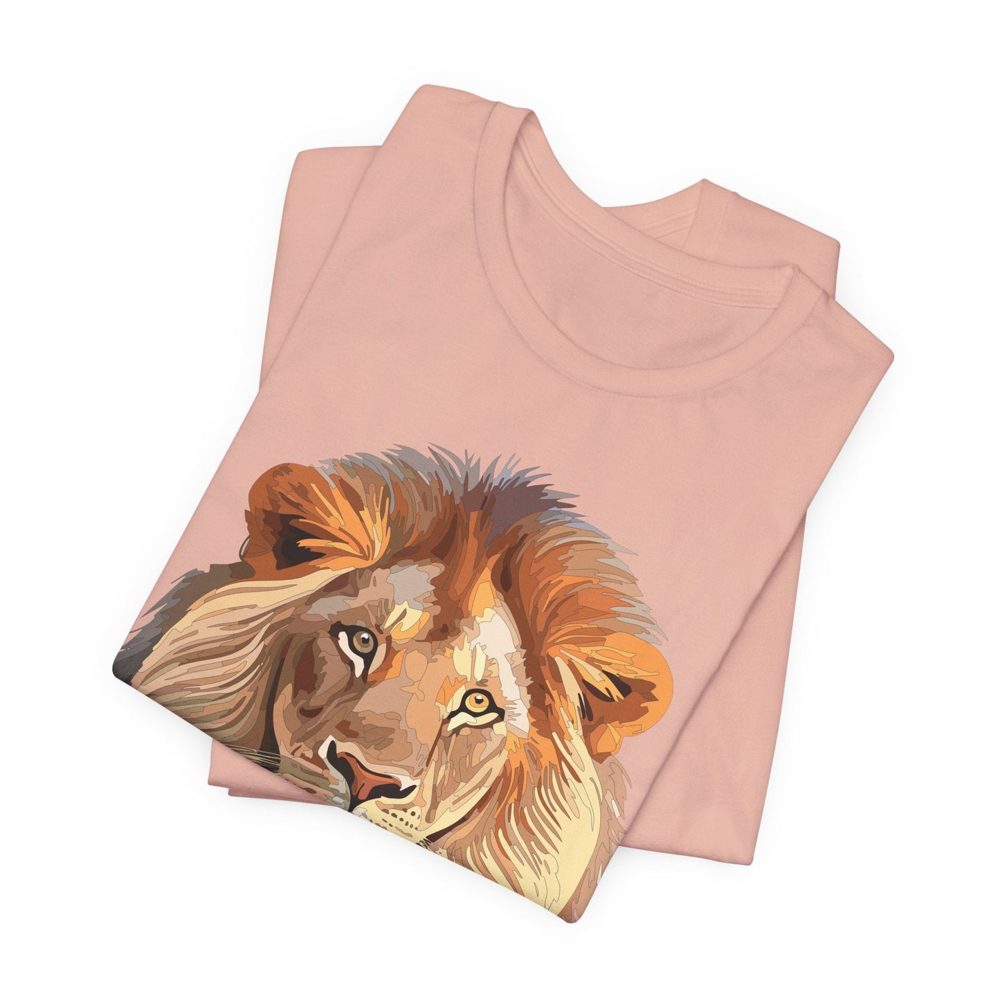 Unisex Animal Graphic Tee Shirt With Wild Animals Art Design For Everyday Wear Casual
