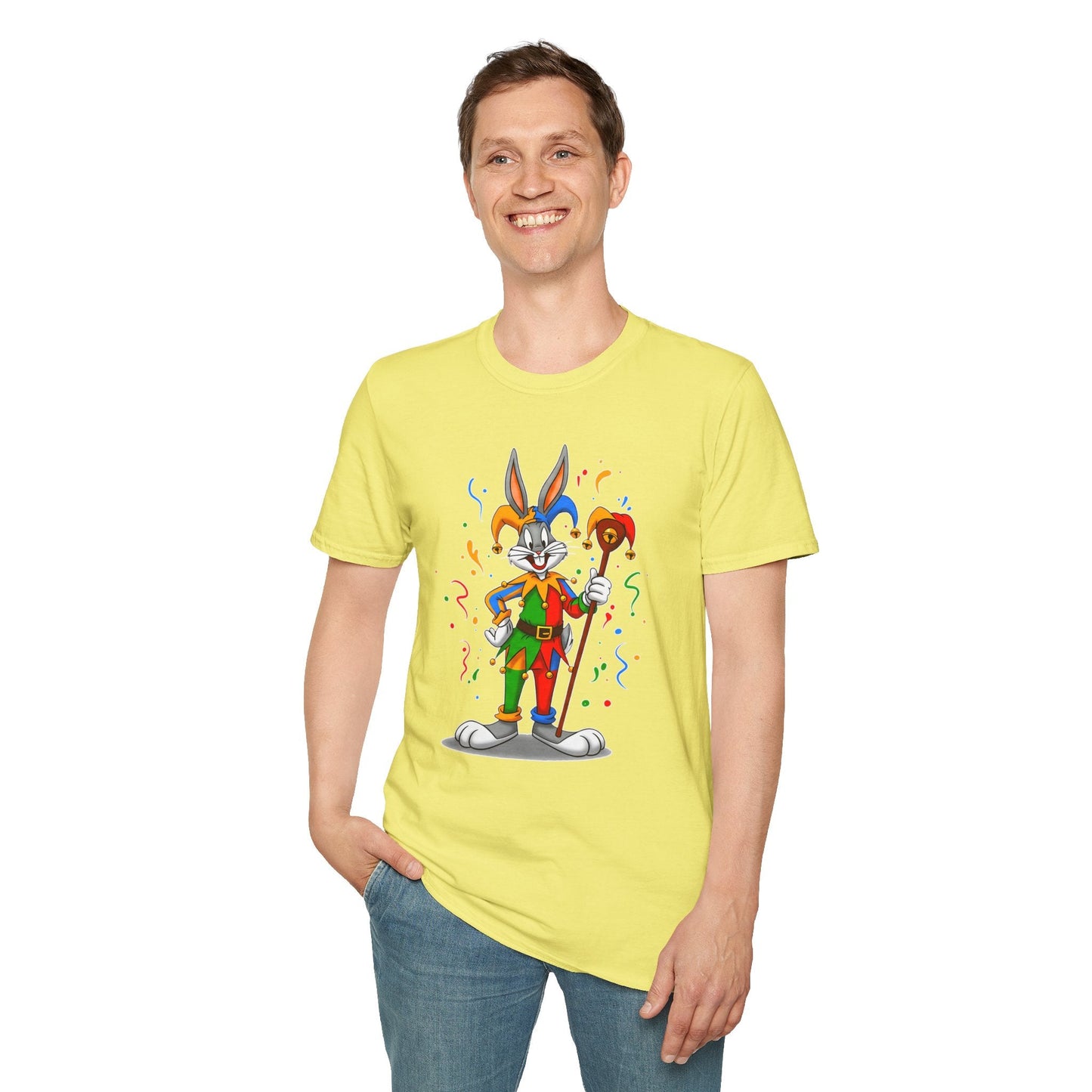 Bugs Bunny Shirt Unisex Short Sleeve T Shirt Cartoon On T Shirt Animation Tee Gildan Softstyle 64000