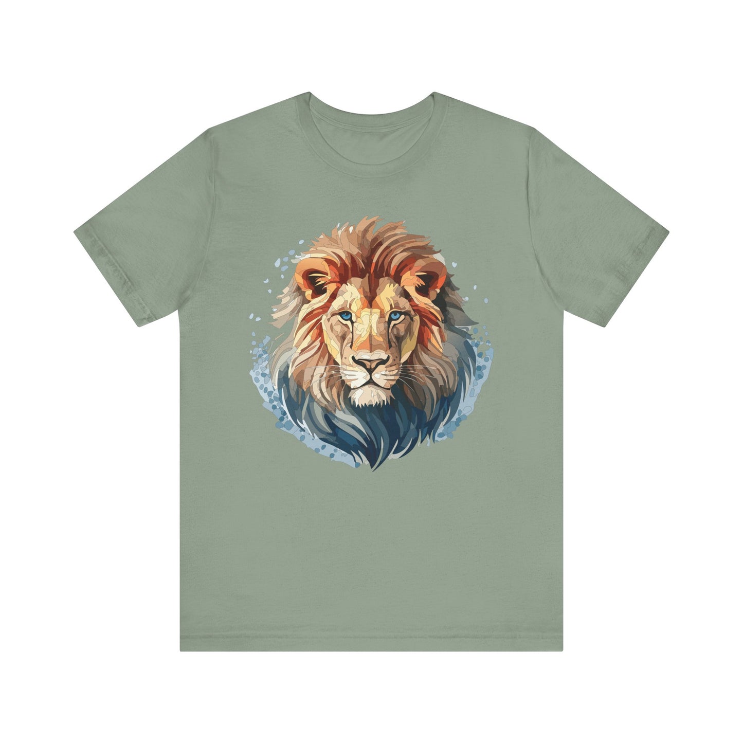 Lion Shirt, Animal Shirt, T-Shirt with Lion, Art Design Tee, Animal Tees, Safari T-Shirt 12